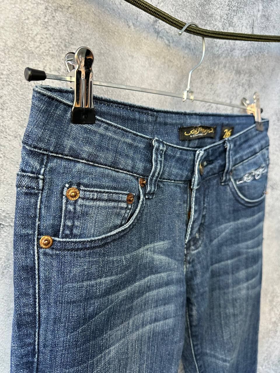 Christian Audigier × Ed Hardy Ed Hardy by Christian Audigier Jeans Denim Pant Size 31" - 3 Thumbnail