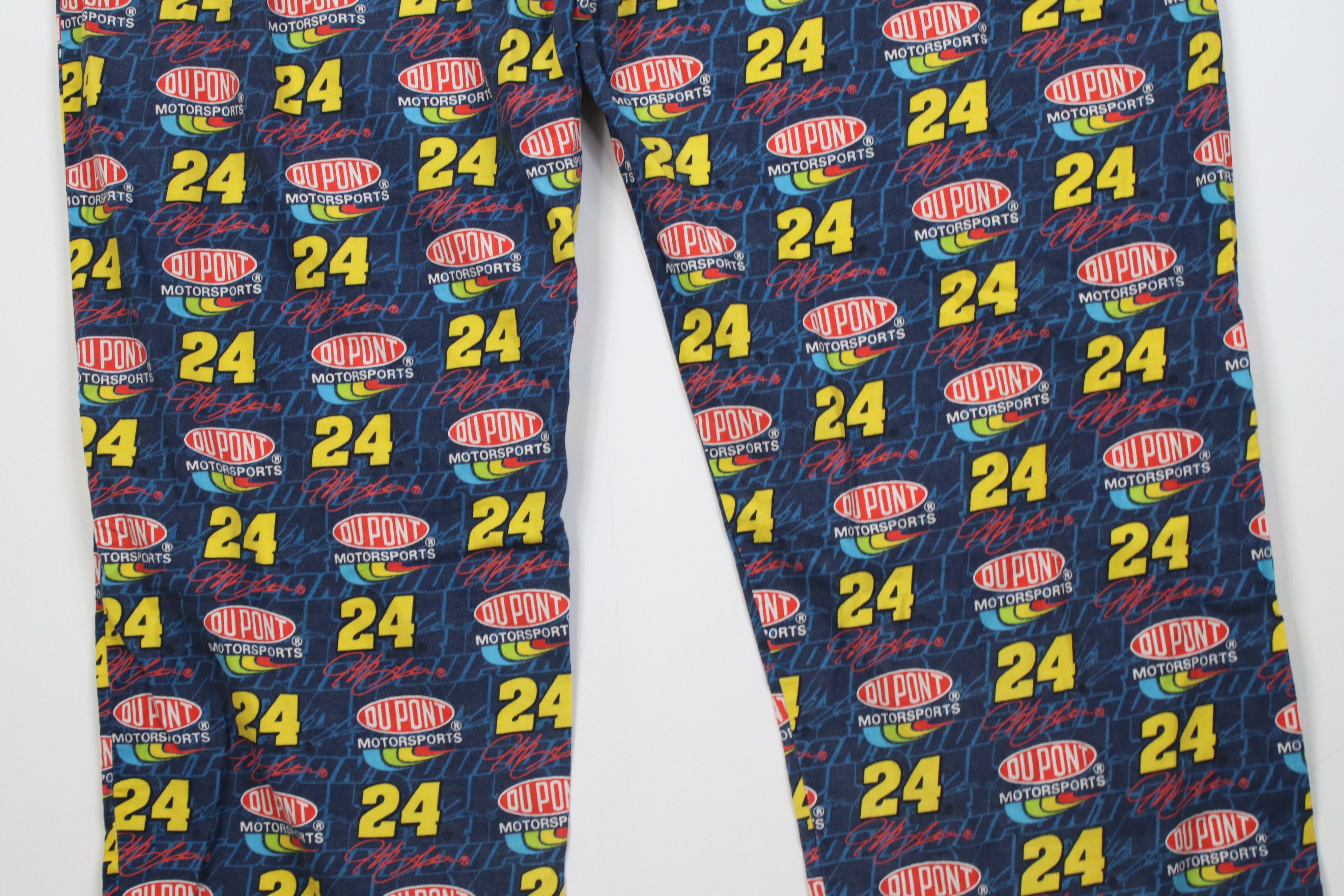 Vintage Vintage 90s Y2K NASCAR Gordon Racing Wide Leg Pants Pajamas Size US 38 / EU 54 - 12 Thumbnail