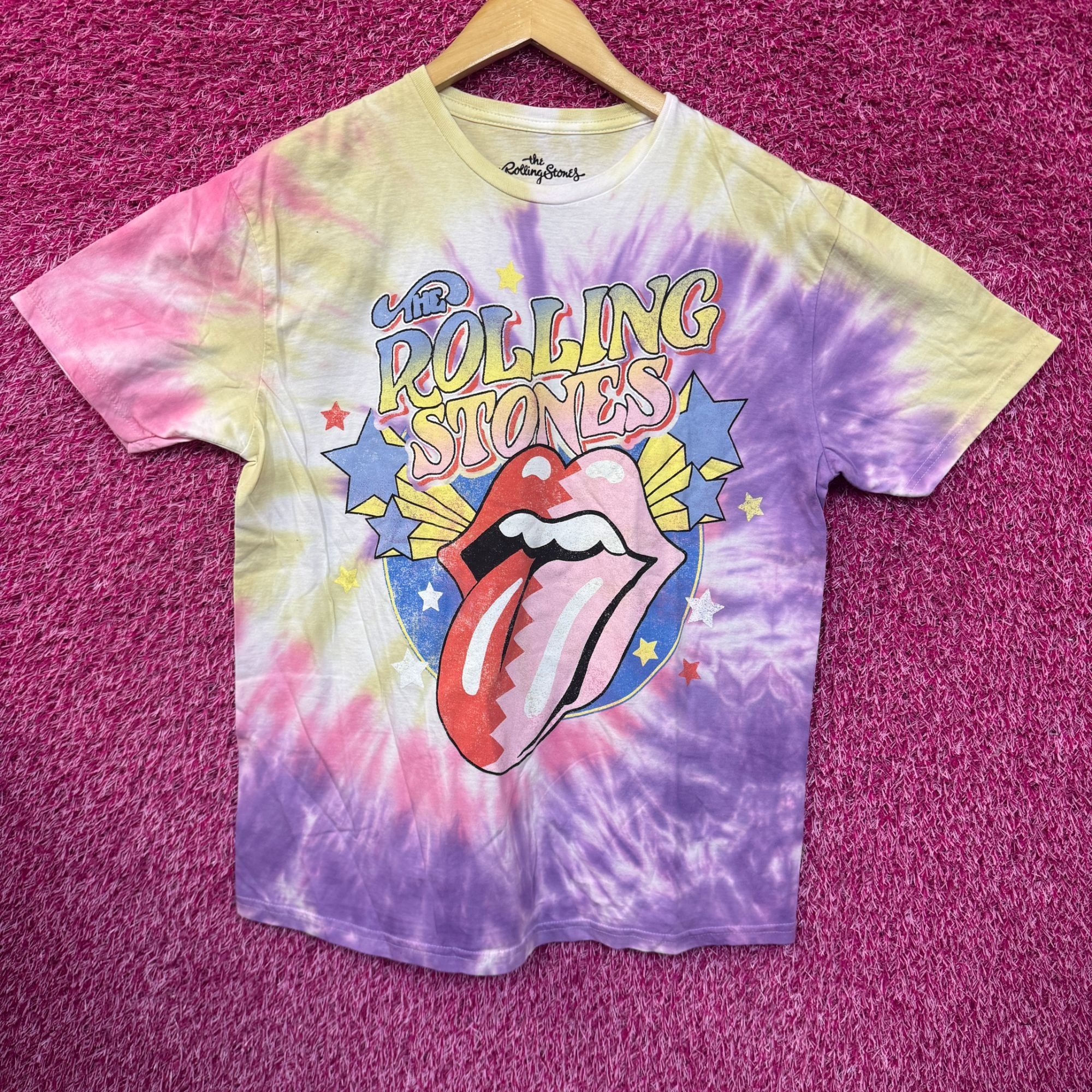 The Rolling Stones The Rolling Stones Circus Stars Hot Lips Rock Band Tie Dye M Size US M / EU 48-50 / 2 - 1 Thumbnail