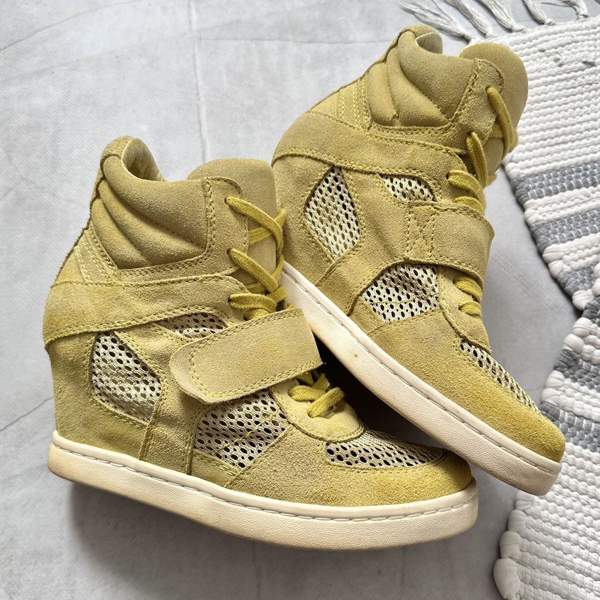 Isabel Marant Cute ASH Mesh Style Isabel Marant Wedge Bekett Sneakers Size US 7 / IT 37 - 2 Thumbnail
