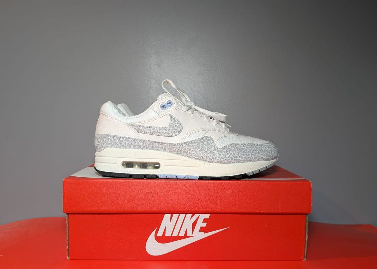 Nike Size 9.5W/8M - Nike Air Max 1 Safari - Summit White Size US 9.5 / IT 39.5 - 1 Thumbnail