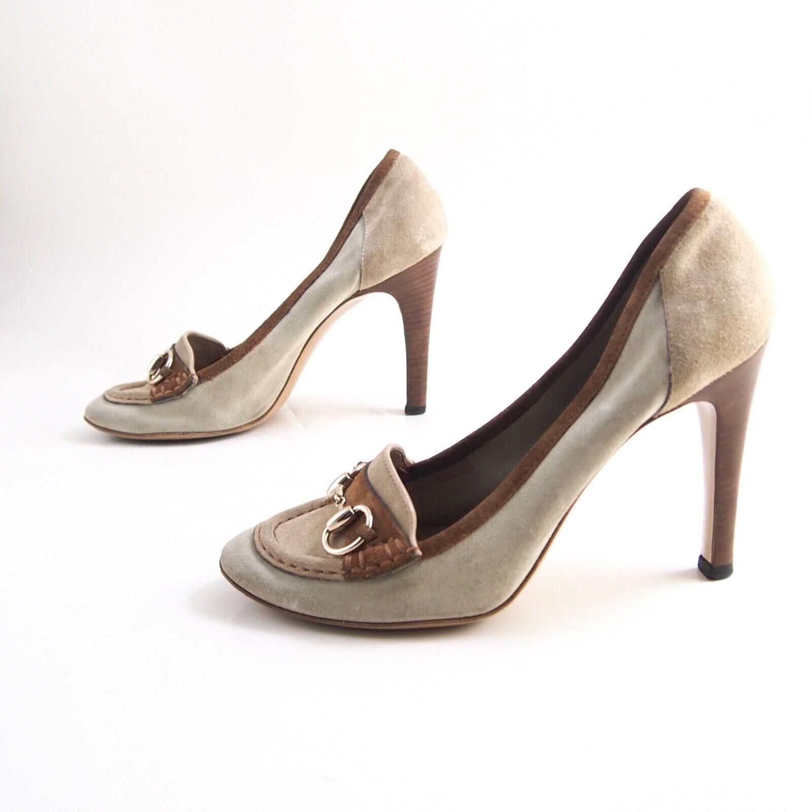Gucci Gucci Horsebit Heels Brown Womens US 8.5 EU 38.5 C Size US 8.5 / IT 38.5 - 3 Thumbnail