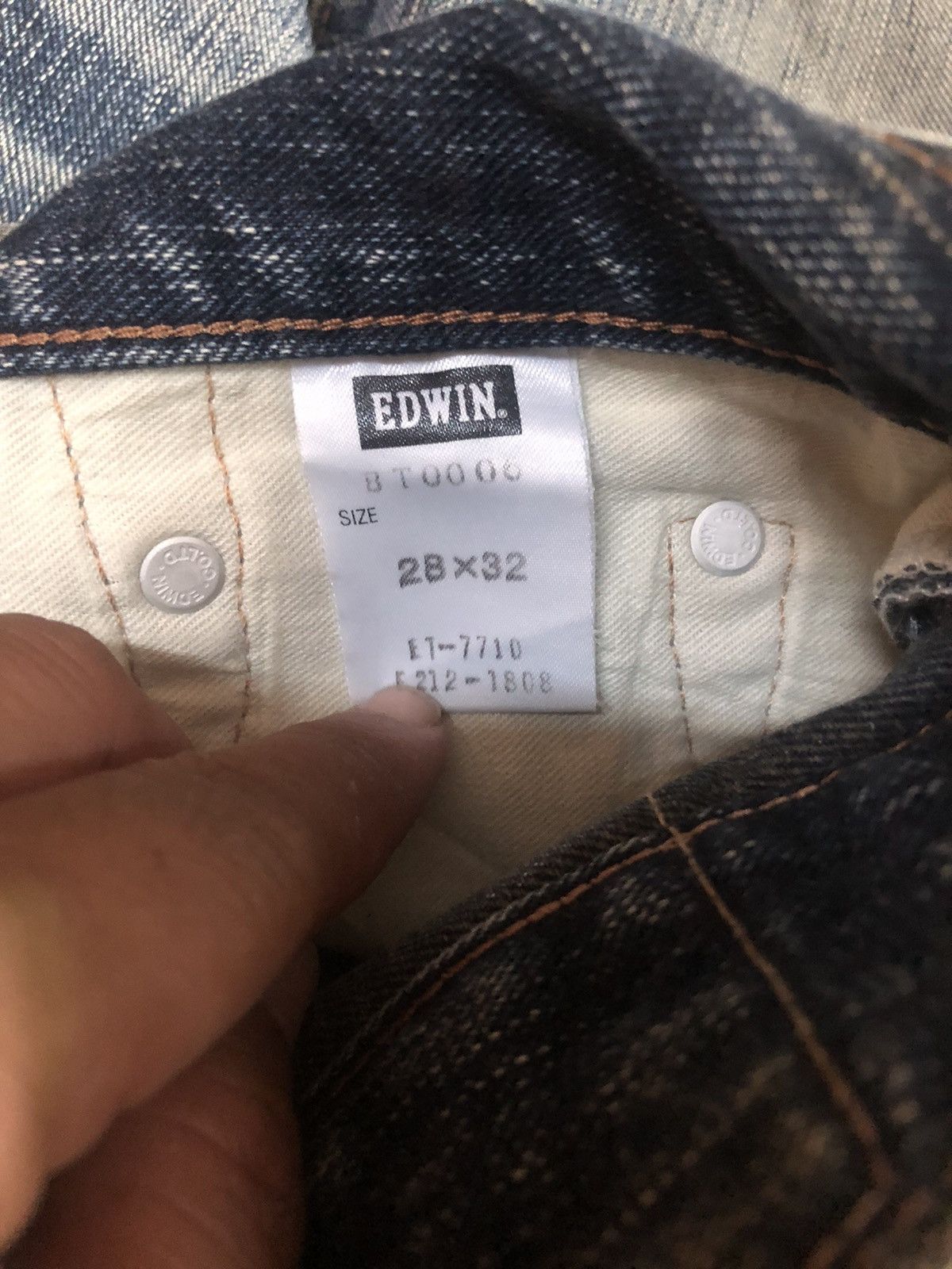 Edwin Edwin Blue Trip Distressed Denim Pants Size US 30 / EU 46 - 3 Thumbnail