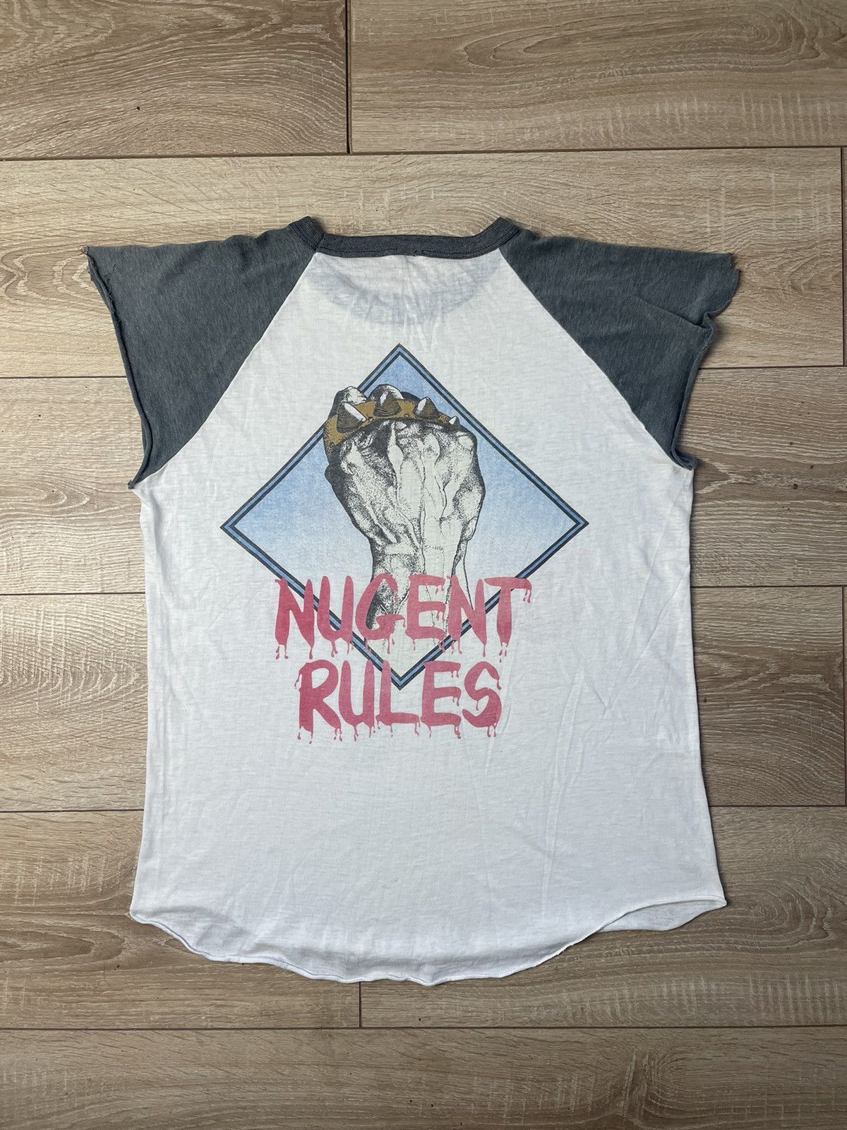 Vintage Ted Nugent Graphic Shirt Rare Vintage 1982 Nugent Rules Size US S / EU 44-46 / 1 - 9 Thumbnail