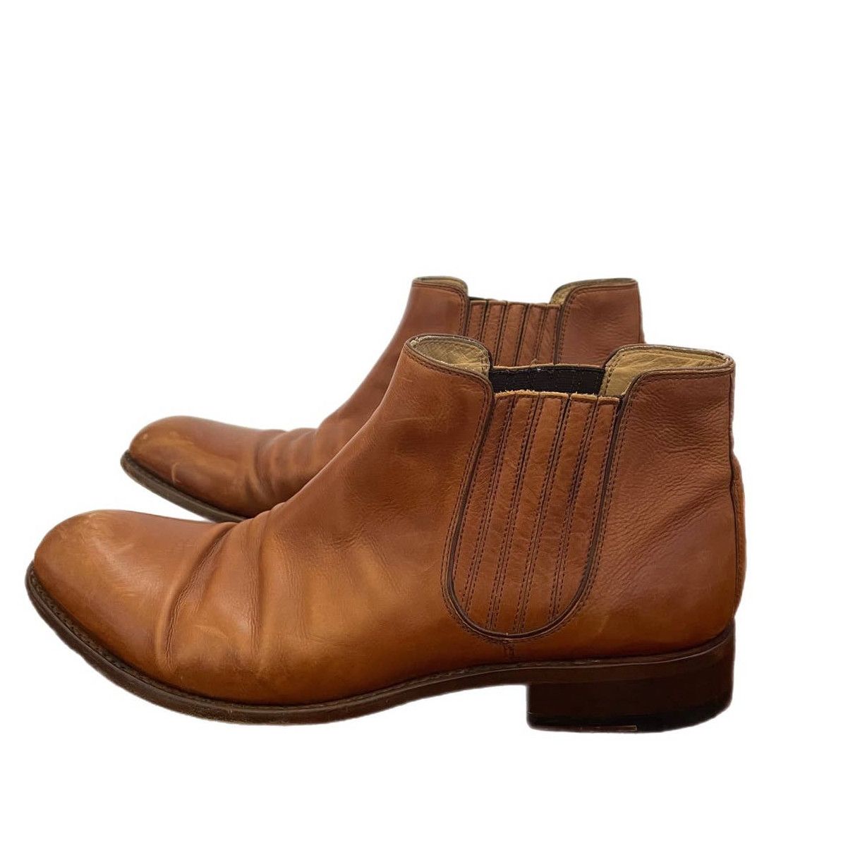 image of Jean Baptiste Rautureau Jean-Baptiste Rautureau Caramel Brown Chelsea Boots - 42.5, Men's (Size 9)
