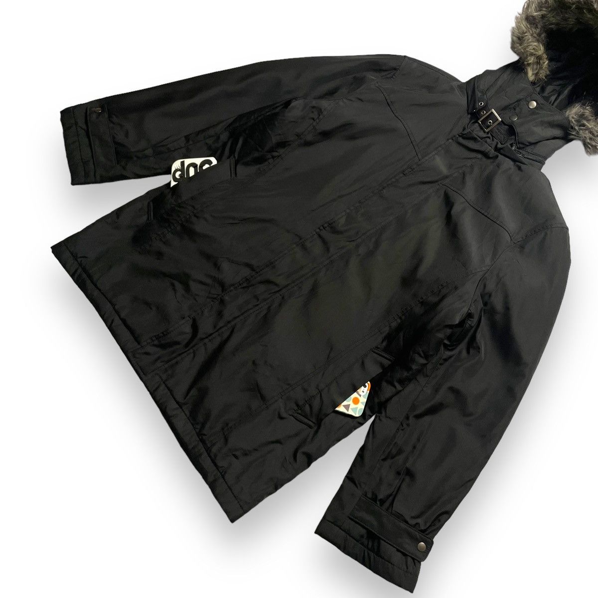If Six Was Nine LOUIS CHAVLON BUTTON UP FULL ZIP NYLON FUR HOODIE JACKET Size US M / EU 48-50 / 2 - 3 Thumbnail