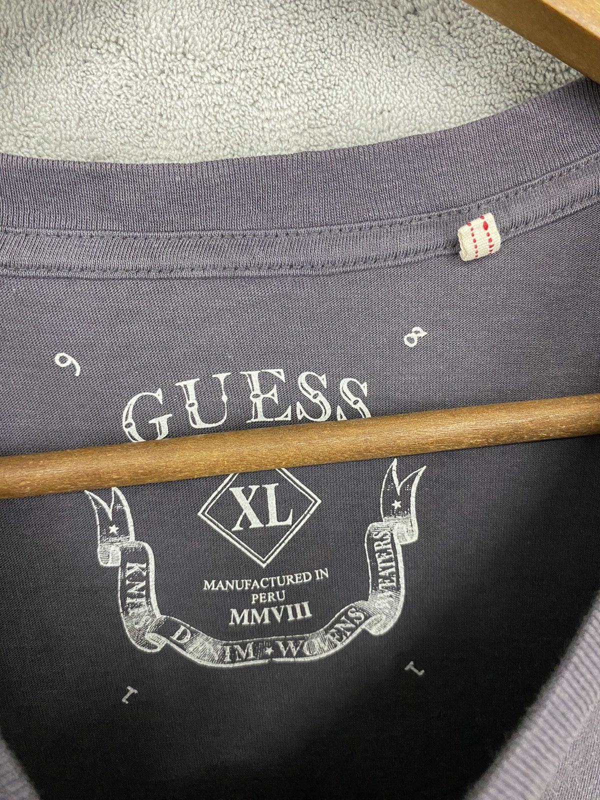 A$AP Rocky 💥 Y2K RARE GUESS GOTHIC CROSS T-SHIRT Size US XL / EU 56 / 4 - 7 Thumbnail
