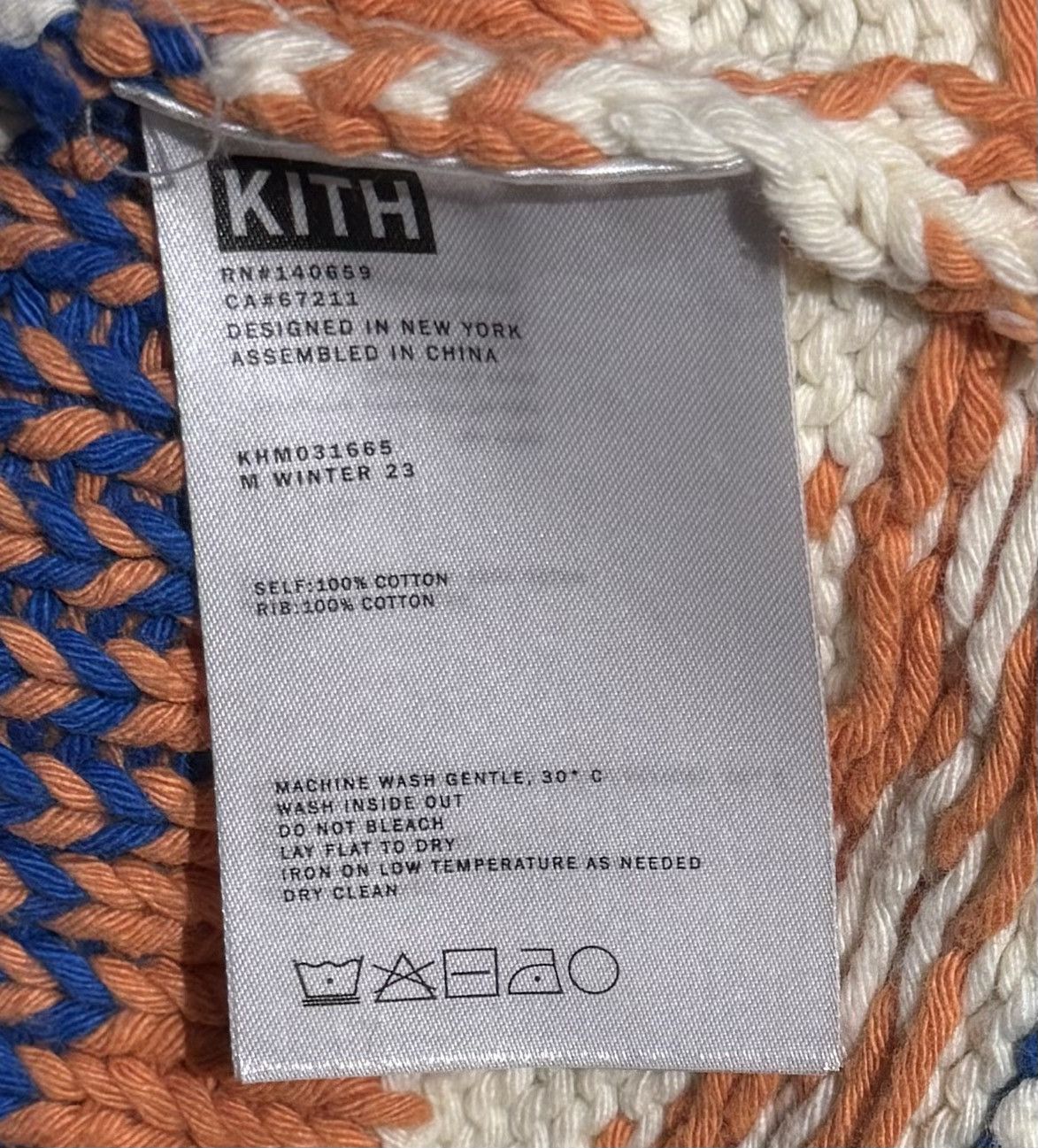 Kith Kith full zip sweater-sandrift Size US L / EU 52-54 / 3 - 3 Thumbnail