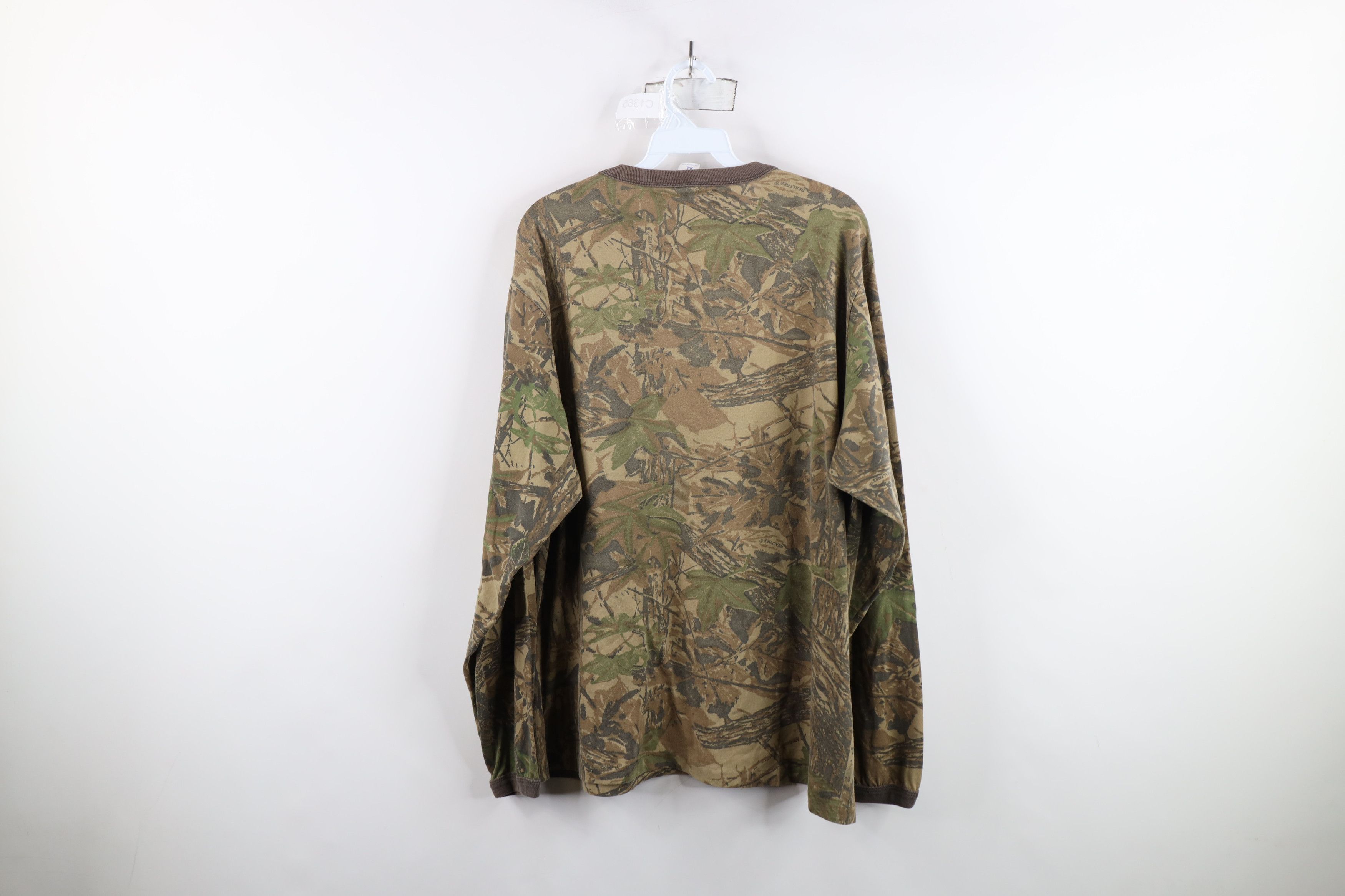 Vintage Vintage 90s Streetwear Camouflage Long Sleeve T-Shirt USA Size US XL / EU 56 / 4 - 11 Thumbnail
