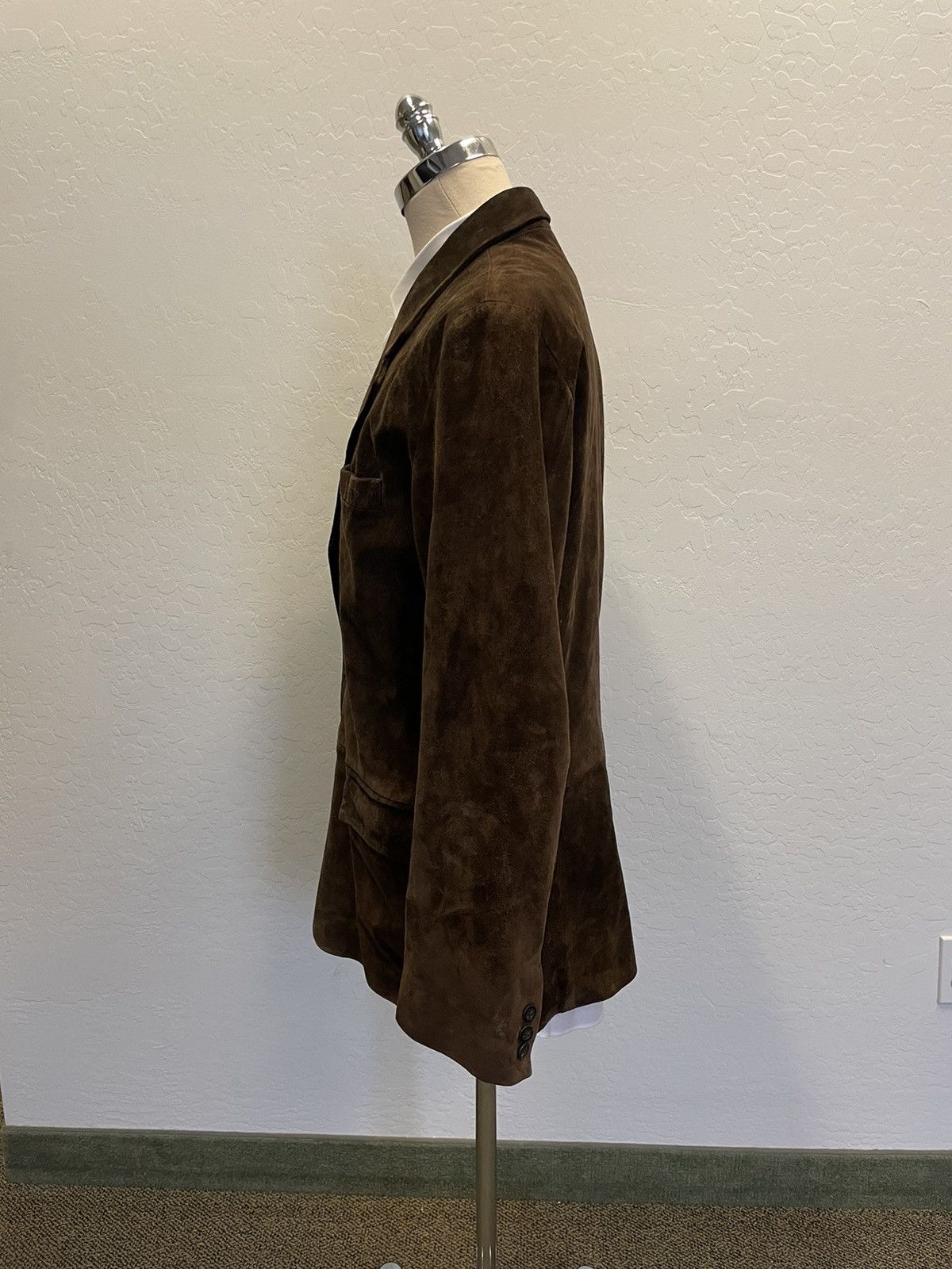J.Crew × Vintage Rough Out Snuff Suede 3-Button Jacket Size 40R - 5 Thumbnail