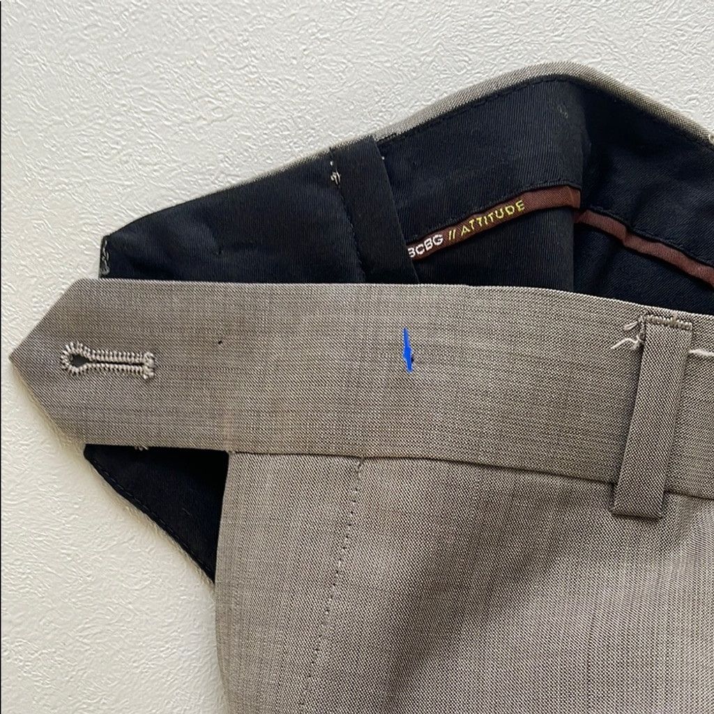 BCBGeneration bCBG Attitude Men's Gray Suit 42R 34/29 UnWorn Size 42R - 6 Thumbnail