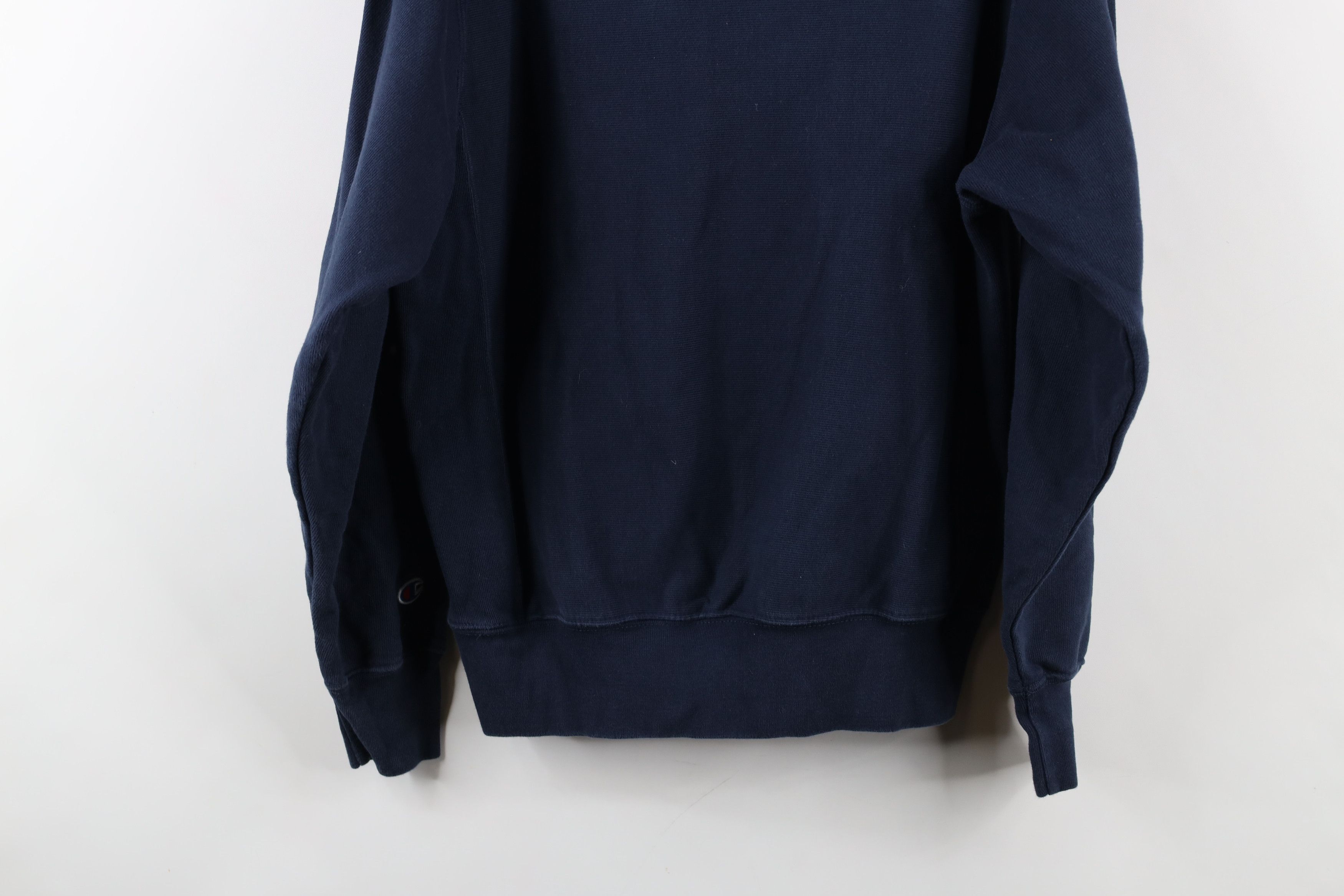 Champion × Vintage Vintage 90s Y2K Champion Reverse Weave Sweatshirt Blue Size US S / EU 44-46 / 1 - 13 Thumbnail