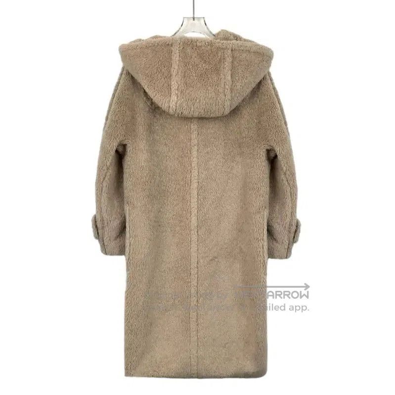 Max Mara MaxMara Brown Wool Women's Coat . Size M / US 6-8 / IT 42-44 - 2 Thumbnail