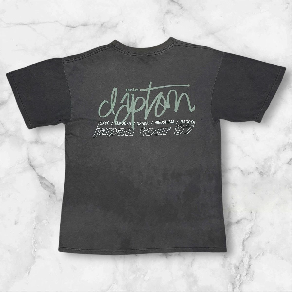 Band Tees × Fadeless × Vintage Vintage 1997 Eric Clapton Japan Tour Fadeless Tees Size US L / EU 52-54 / 3 - 2 Thumbnail