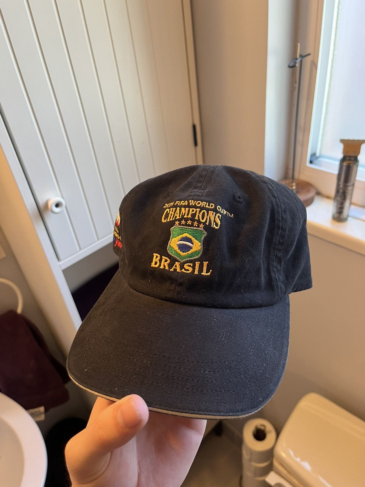 Vintage 2002 Fifa World Cup Blue Hat Cap Korea Japan