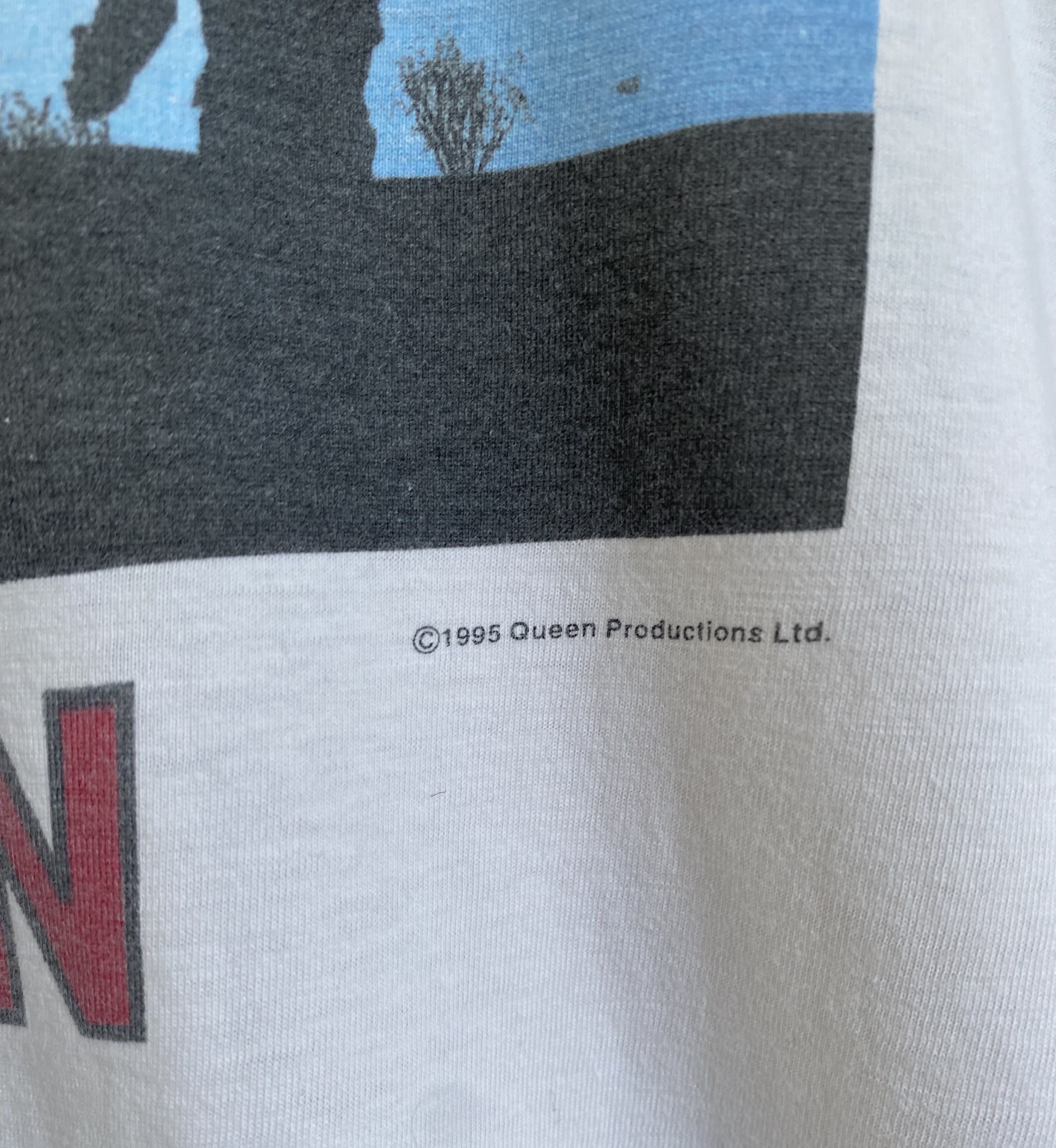 Band Tees × Vintage Vintage 1995 Queen Made in Heaven t-shirt Size US L / EU 52-54 / 3 - 3 Thumbnail