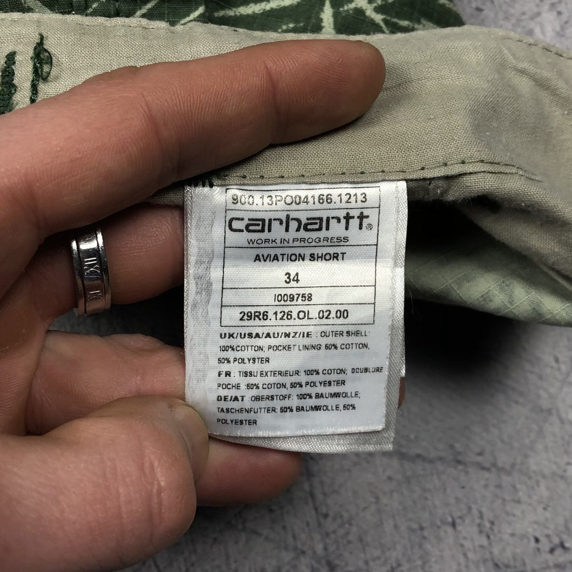 Carhartt Carhartt Aviation Cargo Shorts Realtree Tropical Size US 34 / EU 50 - 8 Thumbnail