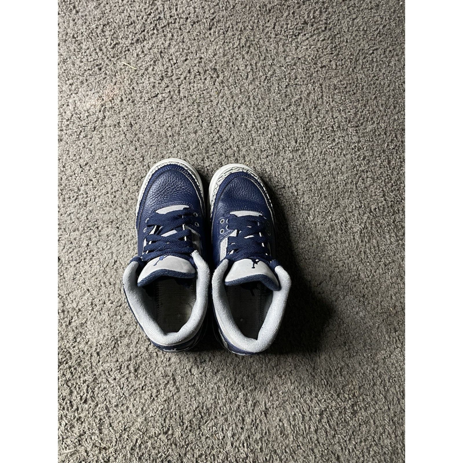 Nike Size 4y- Air Jordan 3 Retro GS Georgetown Women Size 5.5 Size US 5 / EU 37 - 4 Thumbnail