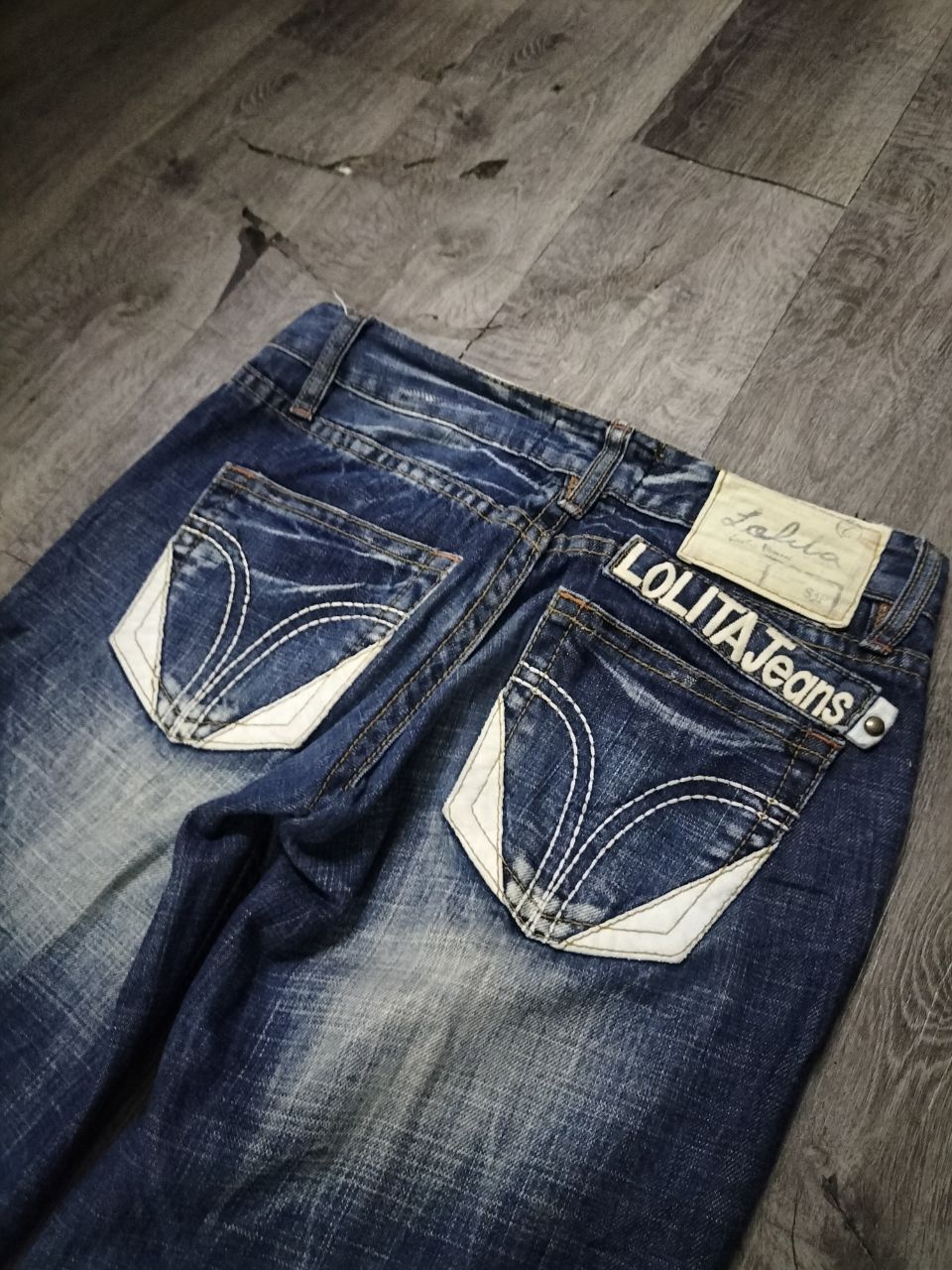 14th Addiction FLARE lolita jean stone wash distressed style japanese brand Size 31" - 8 Thumbnail