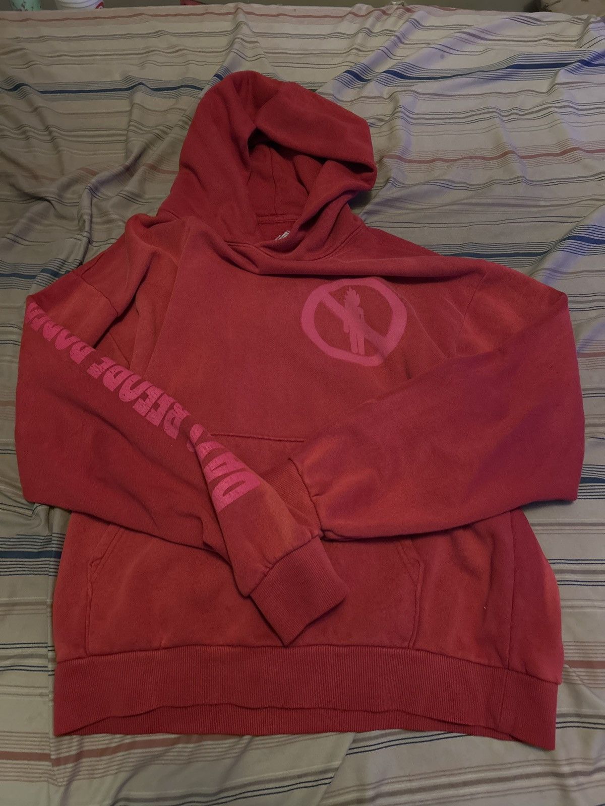 Travis Scott days before rodeo red hoodie