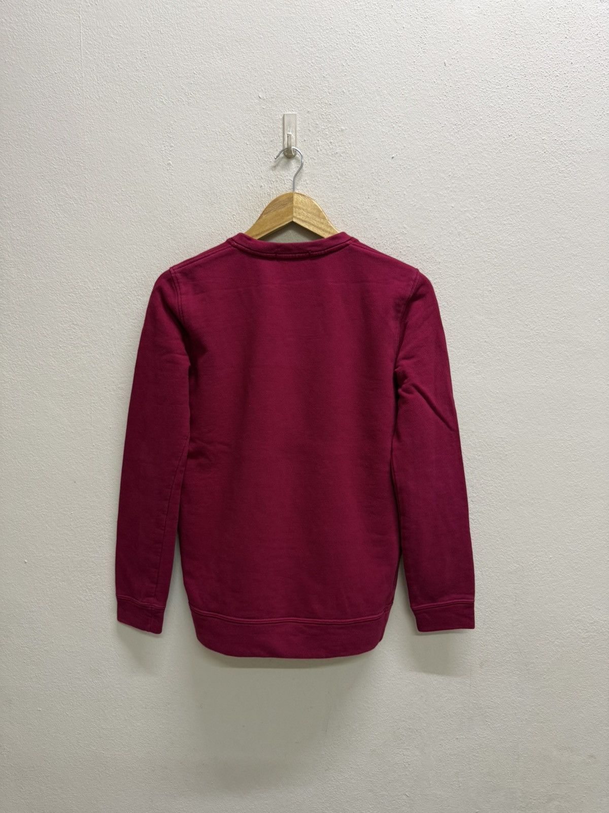 Lacoste Lacoste Spellout Maroon Sweatshirt Size US S / EU 44-46 / 1 - 17 Thumbnail