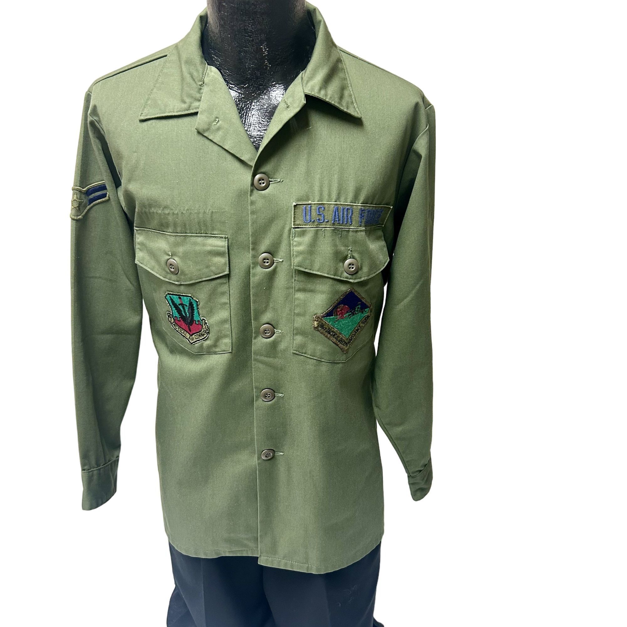 Other Vtg Selma Green USAF 91st TACTICAL Reconnaissance Squadron Size US XL / EU 56 / 4 - 1 Thumbnail
