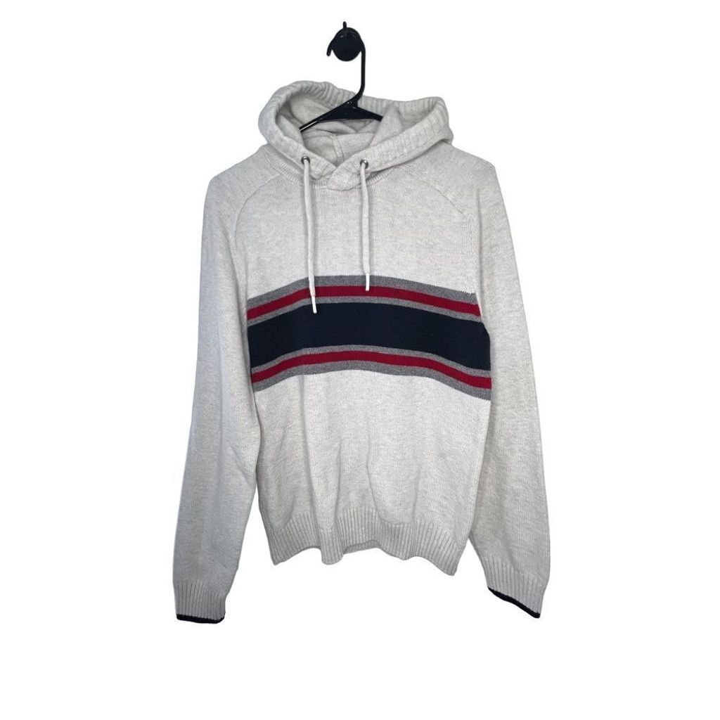 Urban Pipeline Urban Pipeline Hooded Striped Long Sleeve Sweater Size XL / US 12-14 / IT 48-50 - 1 Thumbnail