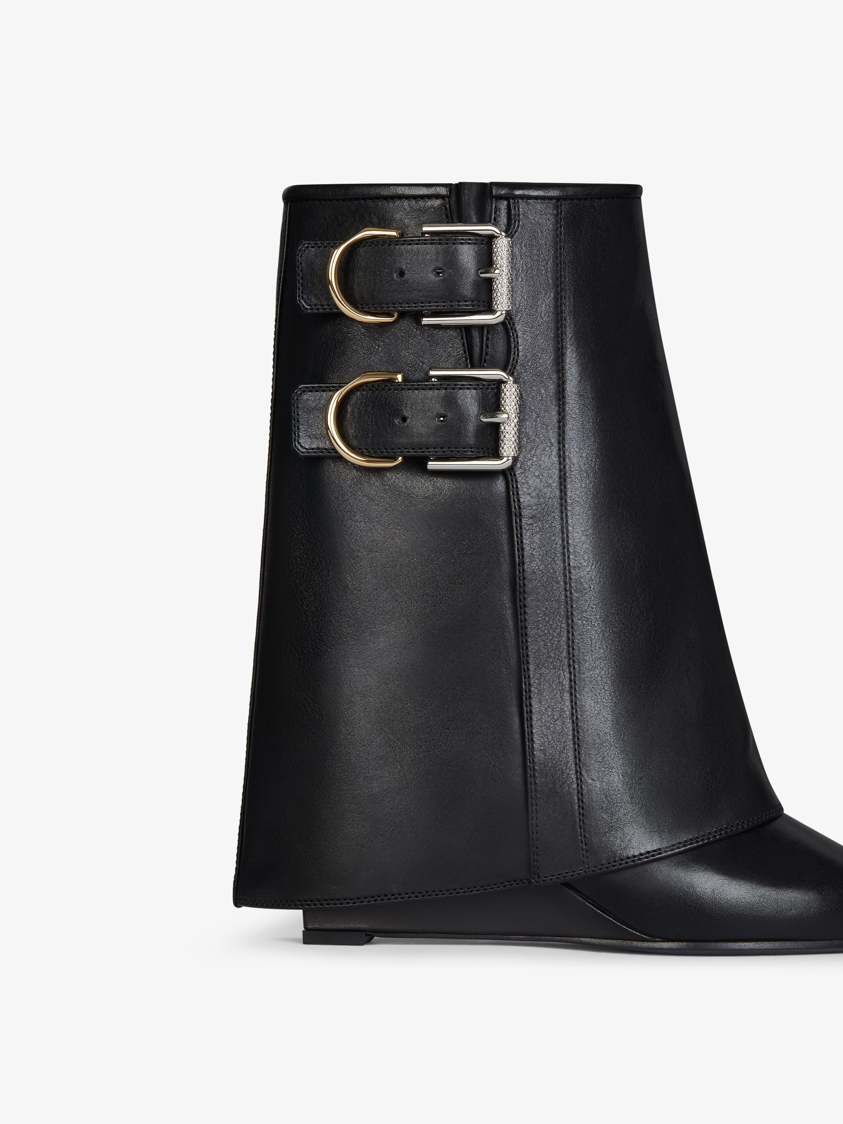 Givenchy oc11z0725 Shark Lock Boots in Black Size US 5 / IT 35 - 4 Thumbnail