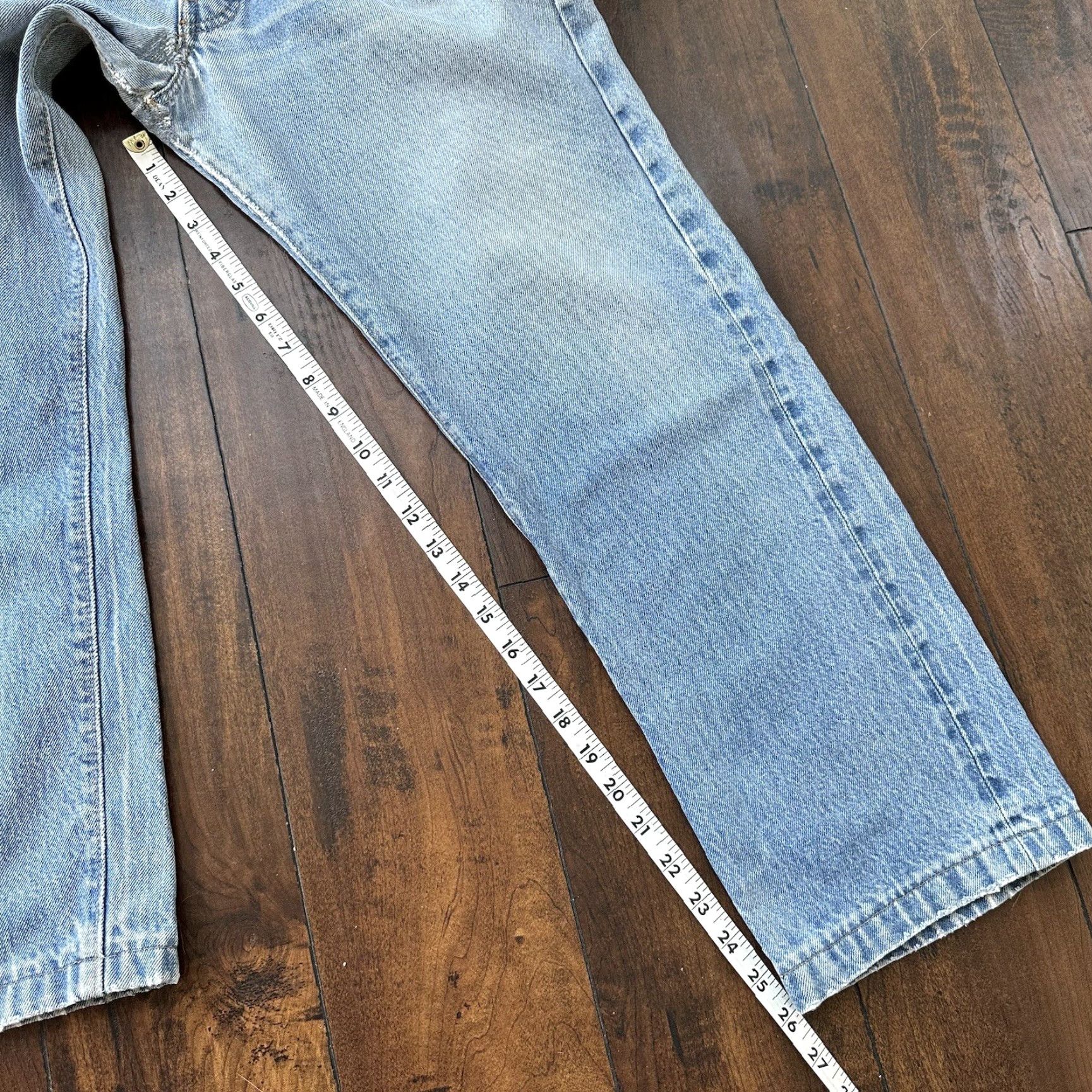 Levi's VINTAGE Levi's 501 XX Jeans 31x26 Blue Distressed 70s 80s USA Mens Size US 31 - 3 Thumbnail
