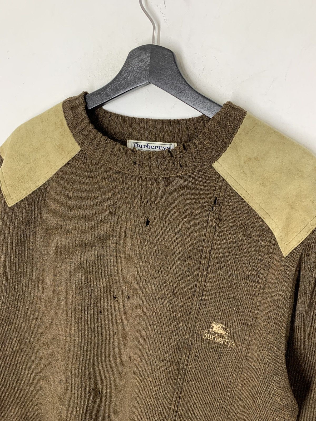Burberry Prorsum Vintage Burberry’s Made In England Bullet Distress Knitted Size US M / EU 48-50 / 2 - 4 Thumbnail