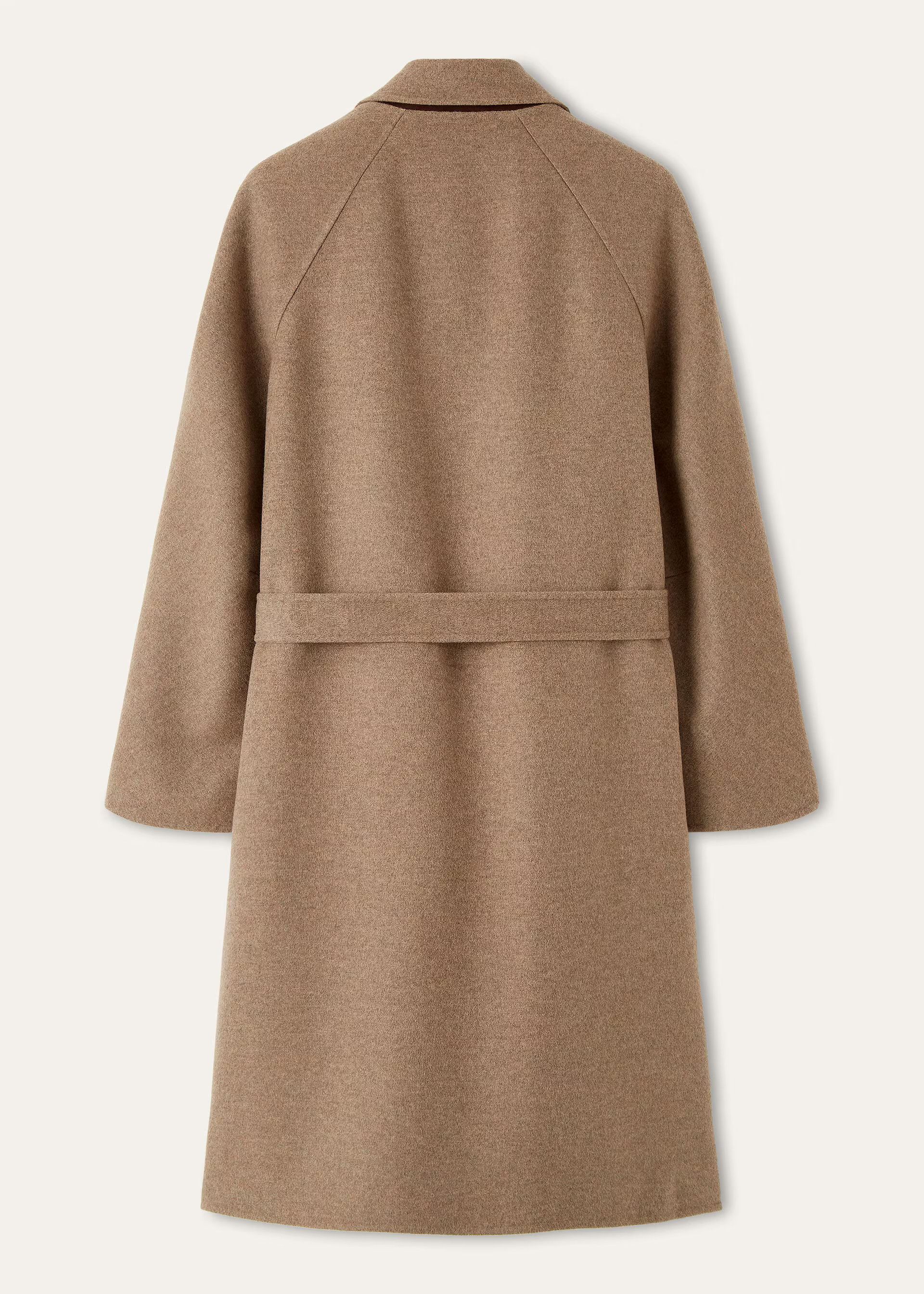 Loro Piana os11x0226 FAQ5706 Owen Coat in Licorice Root Melange Size US XL / EU 56 / 4 - 6 Thumbnail