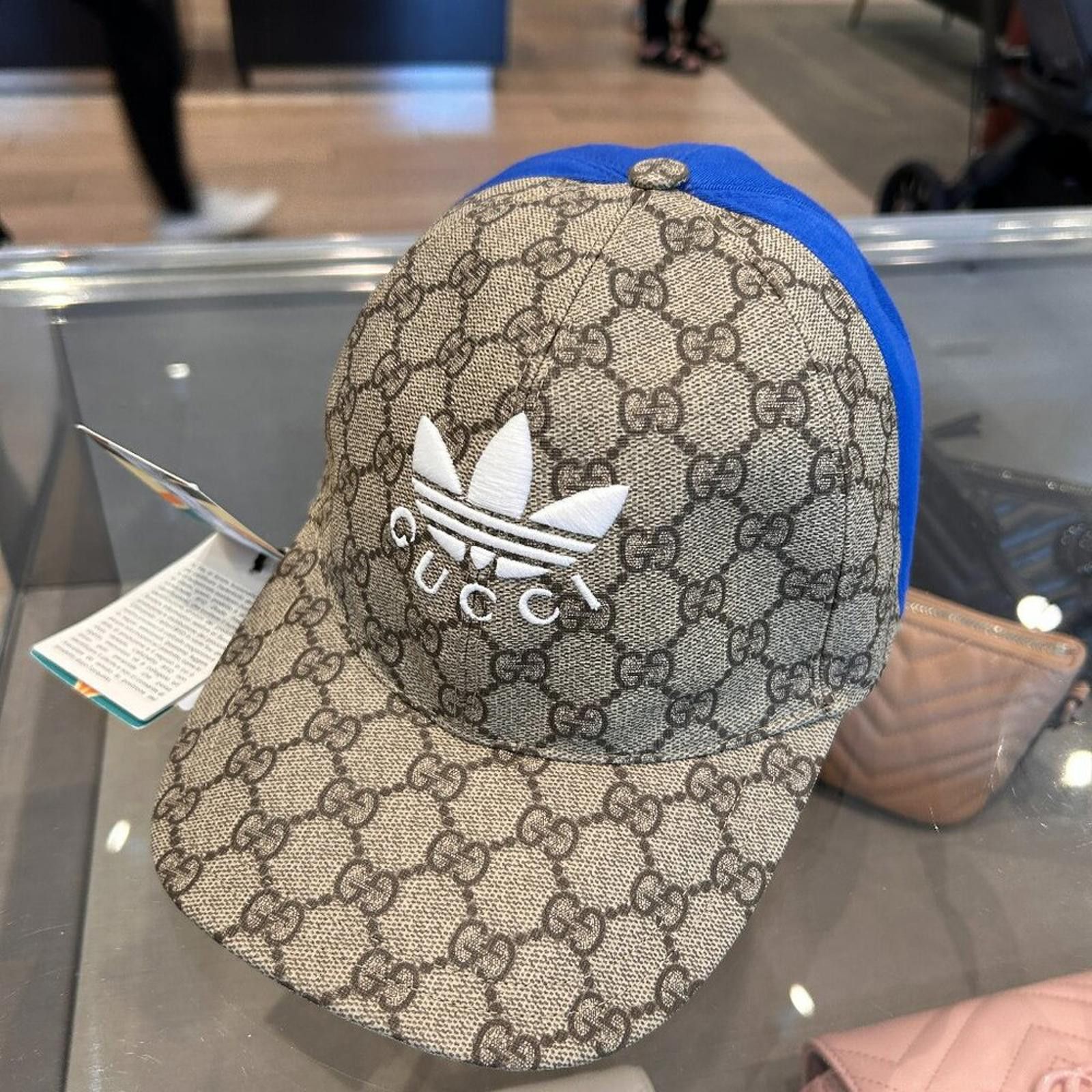Gucci NWT Adidas X Gucci Double Sided Baseball Hat size M Size ONE SIZE - 1 Thumbnail