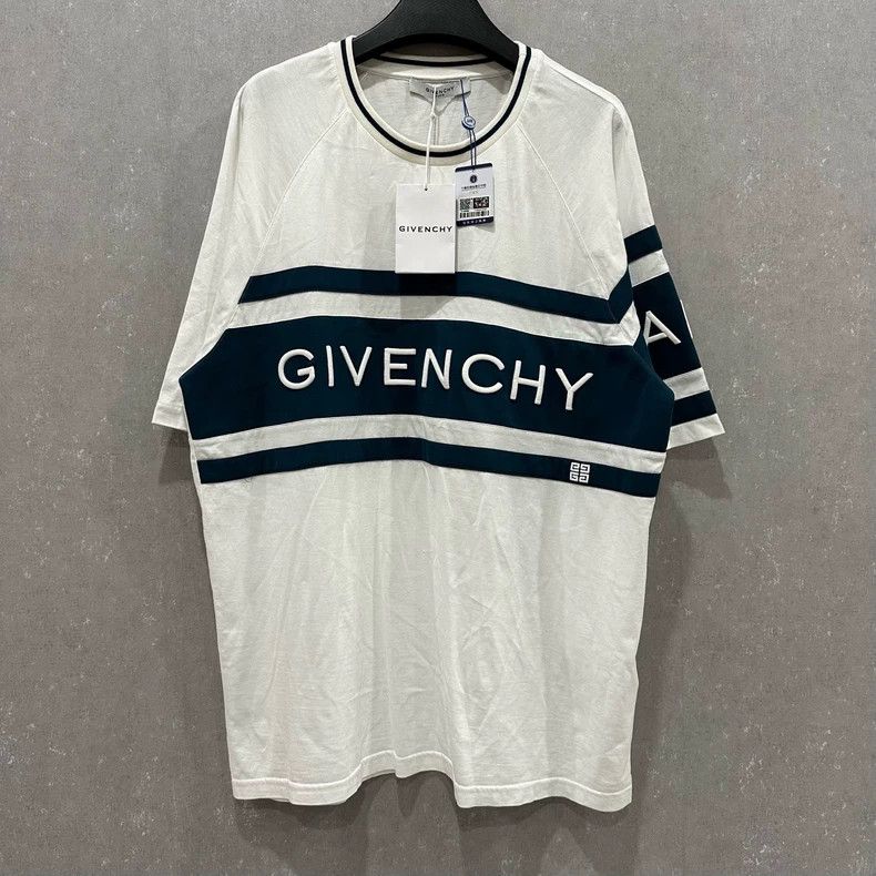 Givenchy Givenchy Color-blocked embroidered logo short-sleeve, size Size US XXL / EU 58 / 5 - 1 Thumbnail