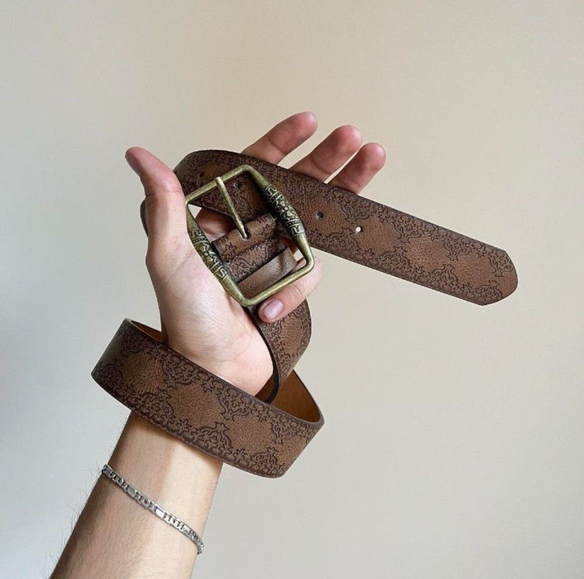 Cowboy Equipment × Vintage vintage style brown american western floral rustic boho belt Size ONE SIZE - 6 Thumbnail