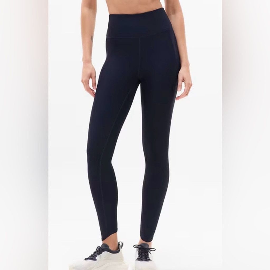 Athleta Pacesetter Ultra High Rise 7/8 Leggings | Sz M in Blue, Women's (Size 26)