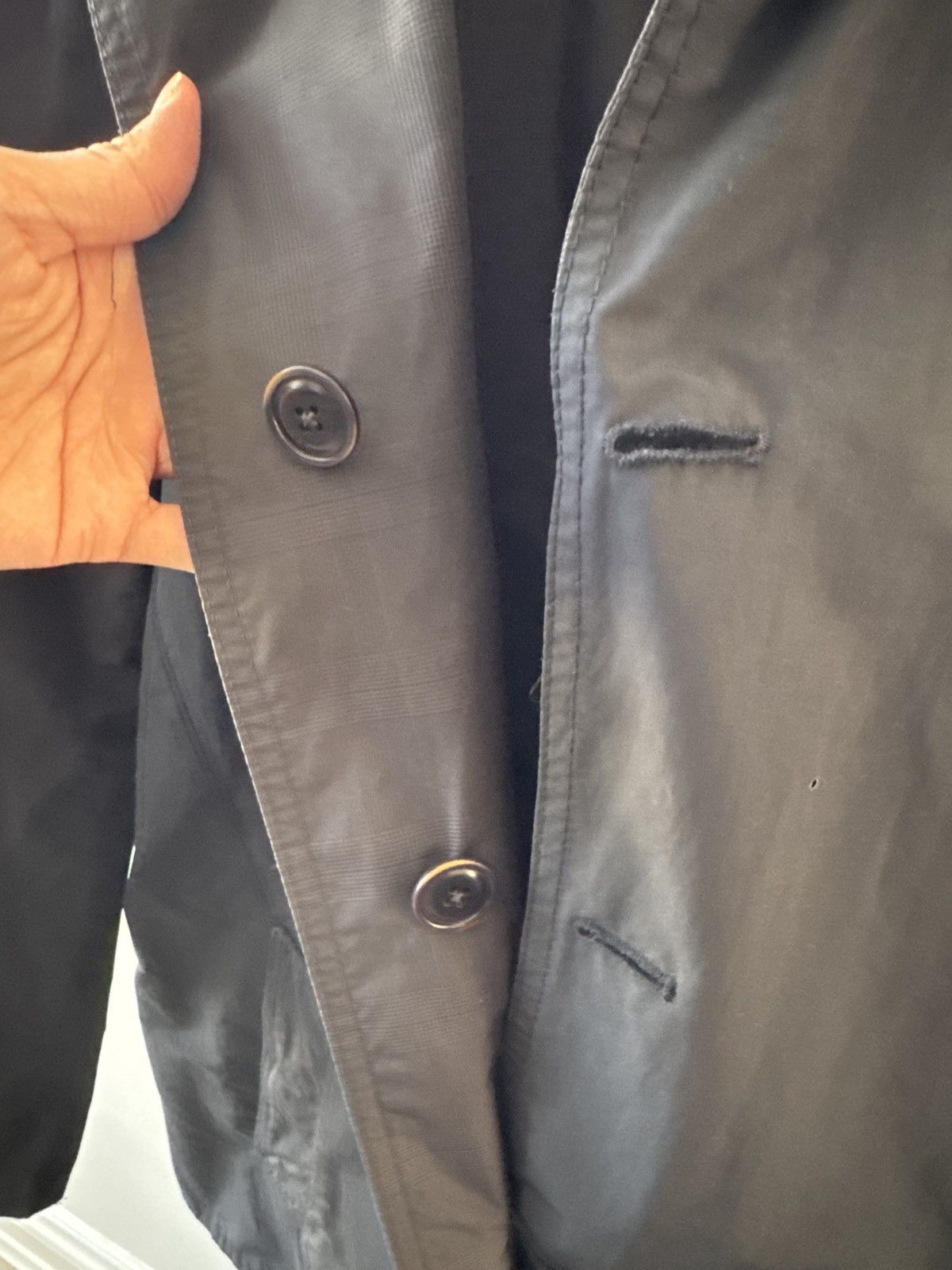 Massimo Dutti Black Leather Lined Rain Jacket Size US XL / EU 56 / 4 - 15 Thumbnail