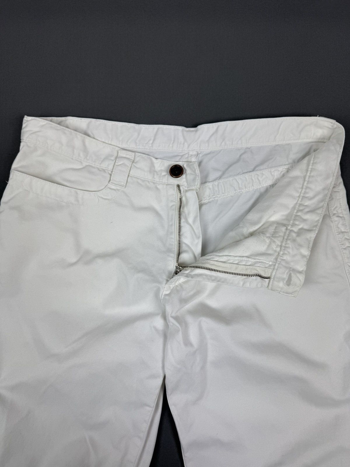 Dirk Bikkembergs Y2K Vintage Faded Dirk Bikkembergs White Workwear Pants Size 34" / US 12 / IT 48 - 9 Thumbnail