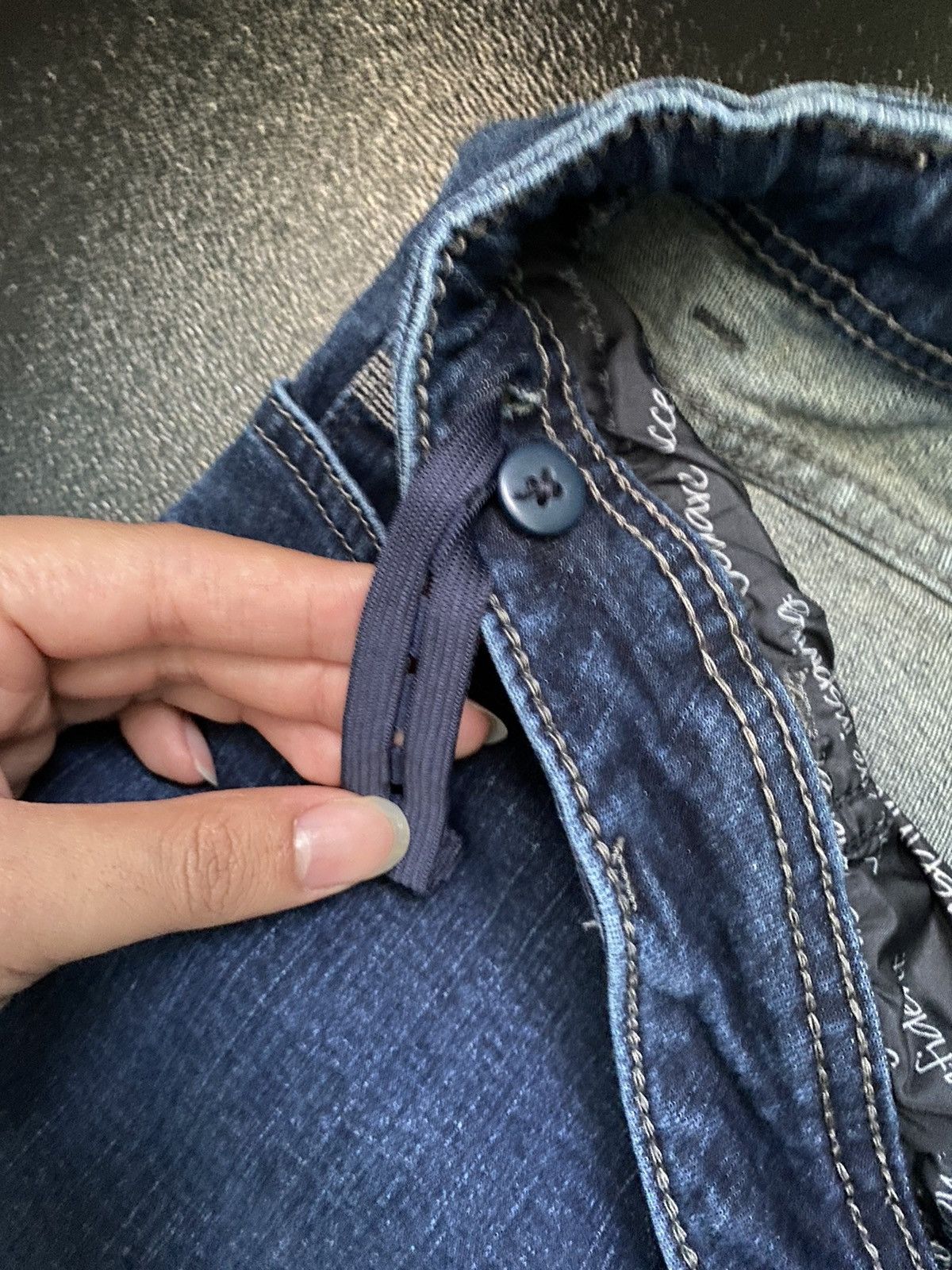 Lee × Vintage Dark Blue Lee Denim Size 34" / US 12 / IT 48 - 4 Thumbnail