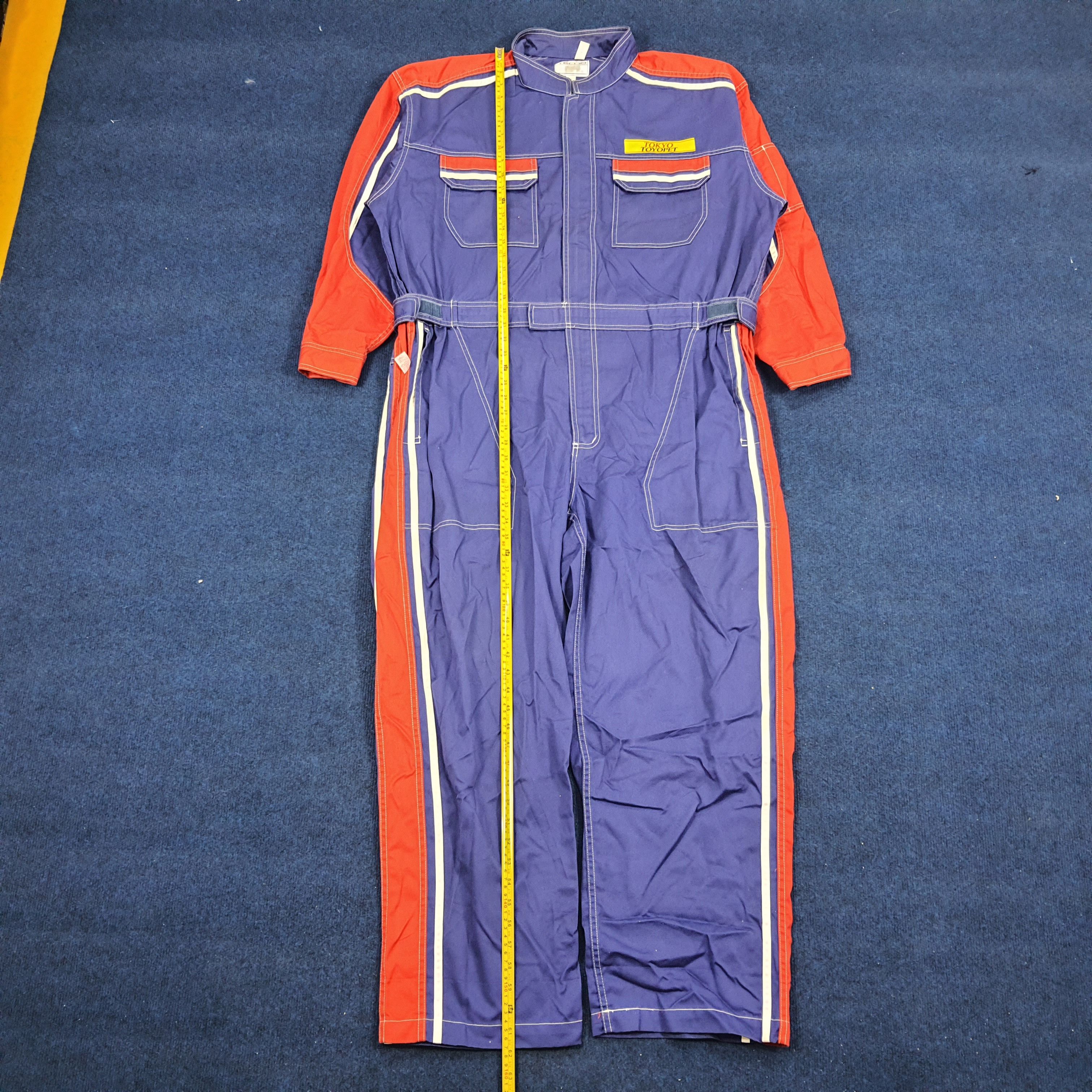 Japanese Brand × Vintage Vintage Toyota Tecno Japan Motorsports Coverall Size US XXL / EU 58 / 5 - 7 Thumbnail