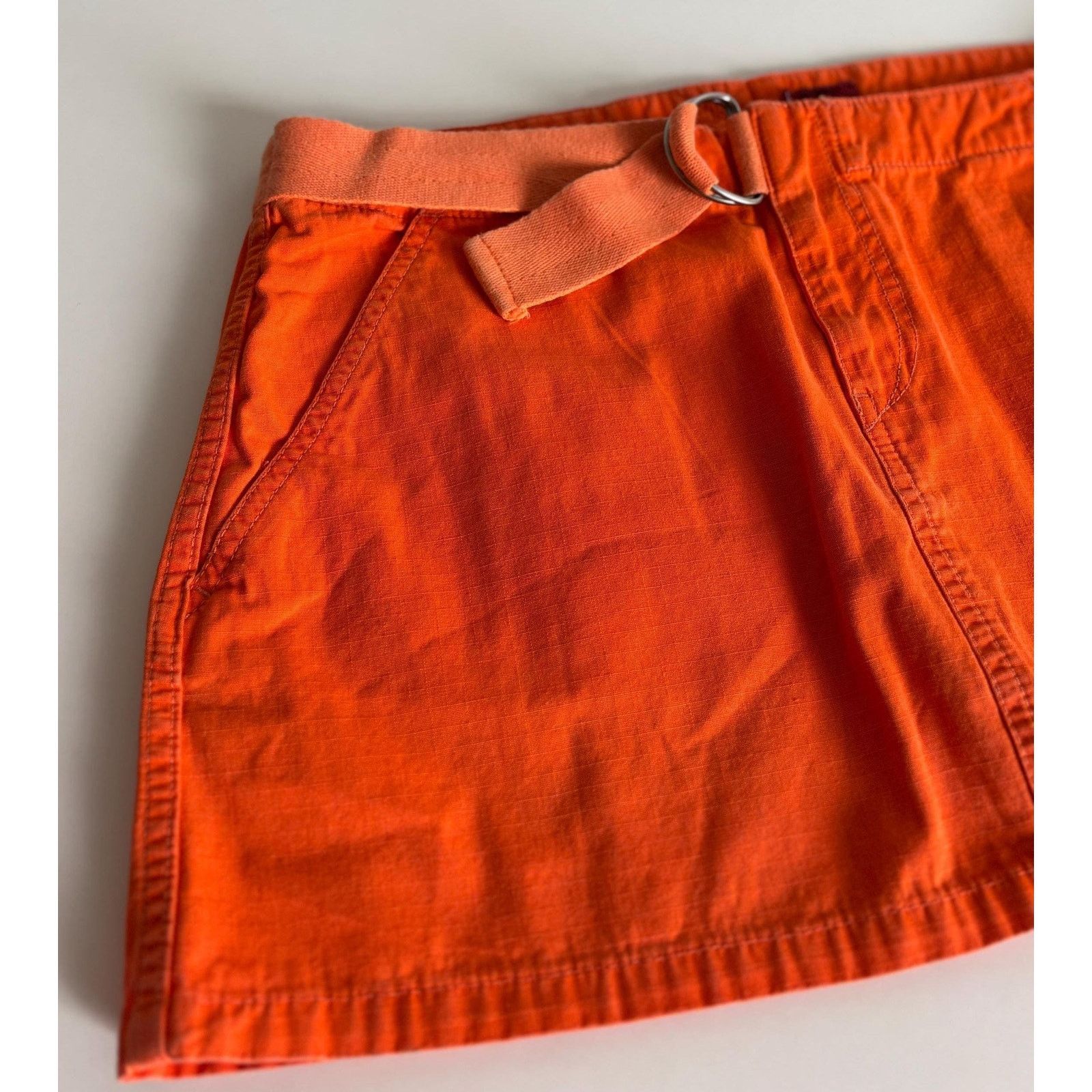 Levi's × Levi's Vintage Clothing Levi’s Red Tab Mini Skirt Y2K Orange D-Ring Pocket Utility M Size 28" / US 6 / IT 42 - 5 Thumbnail