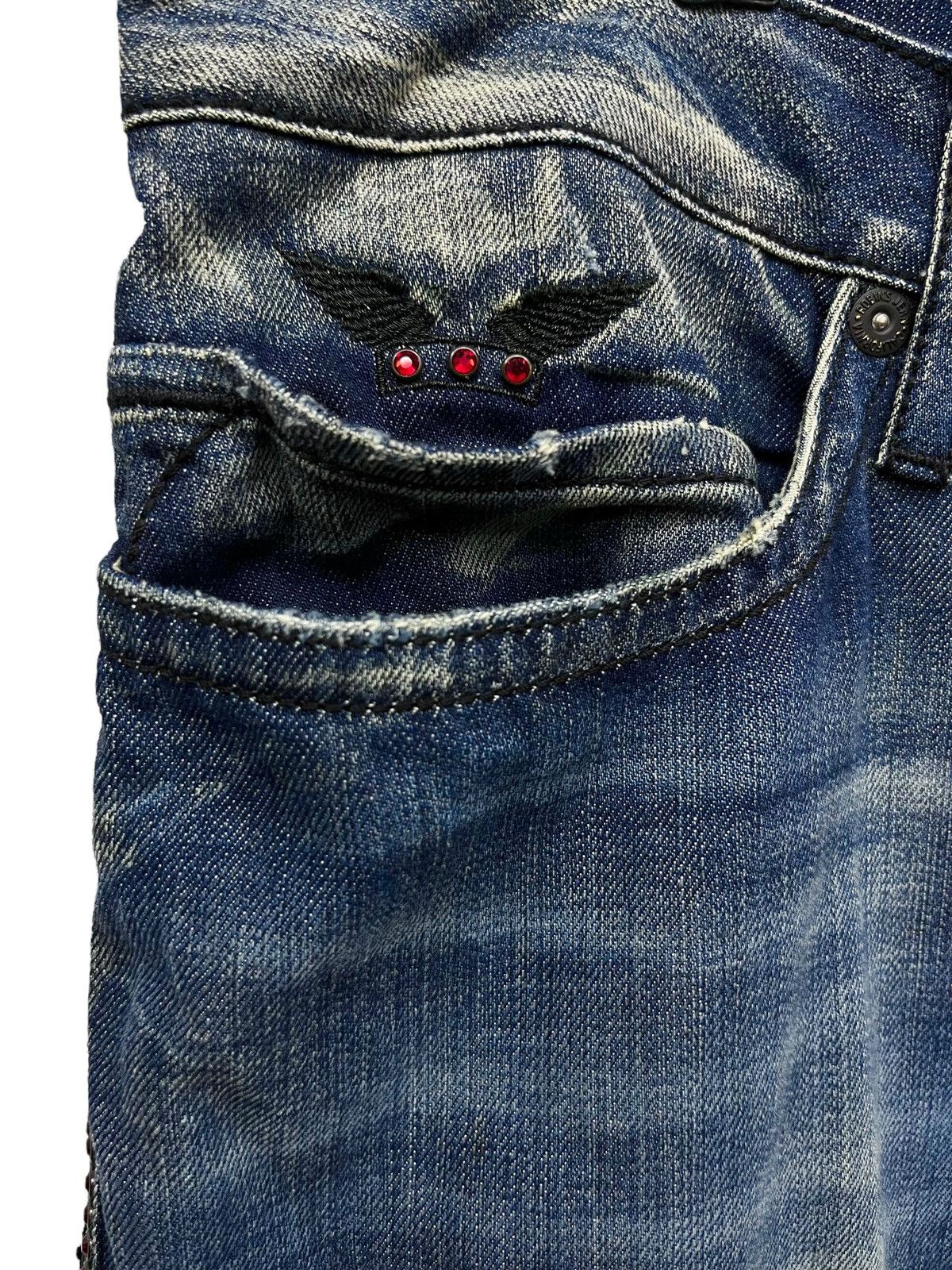 Robins Jeans FYE 40” ROBIN’S JEANS Sparkling Gemstone Double Back Pocket Size US 40 / EU 56 - 6 Thumbnail