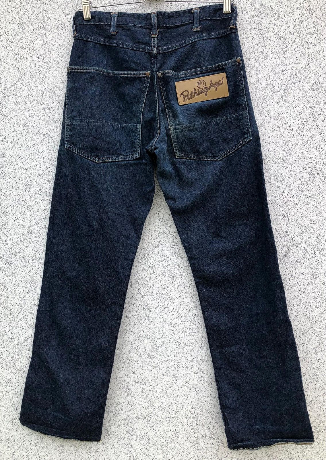 Bape × Vintage A Bathing Ape Denim Pants Size US 30 / EU 46 - 2 Thumbnail