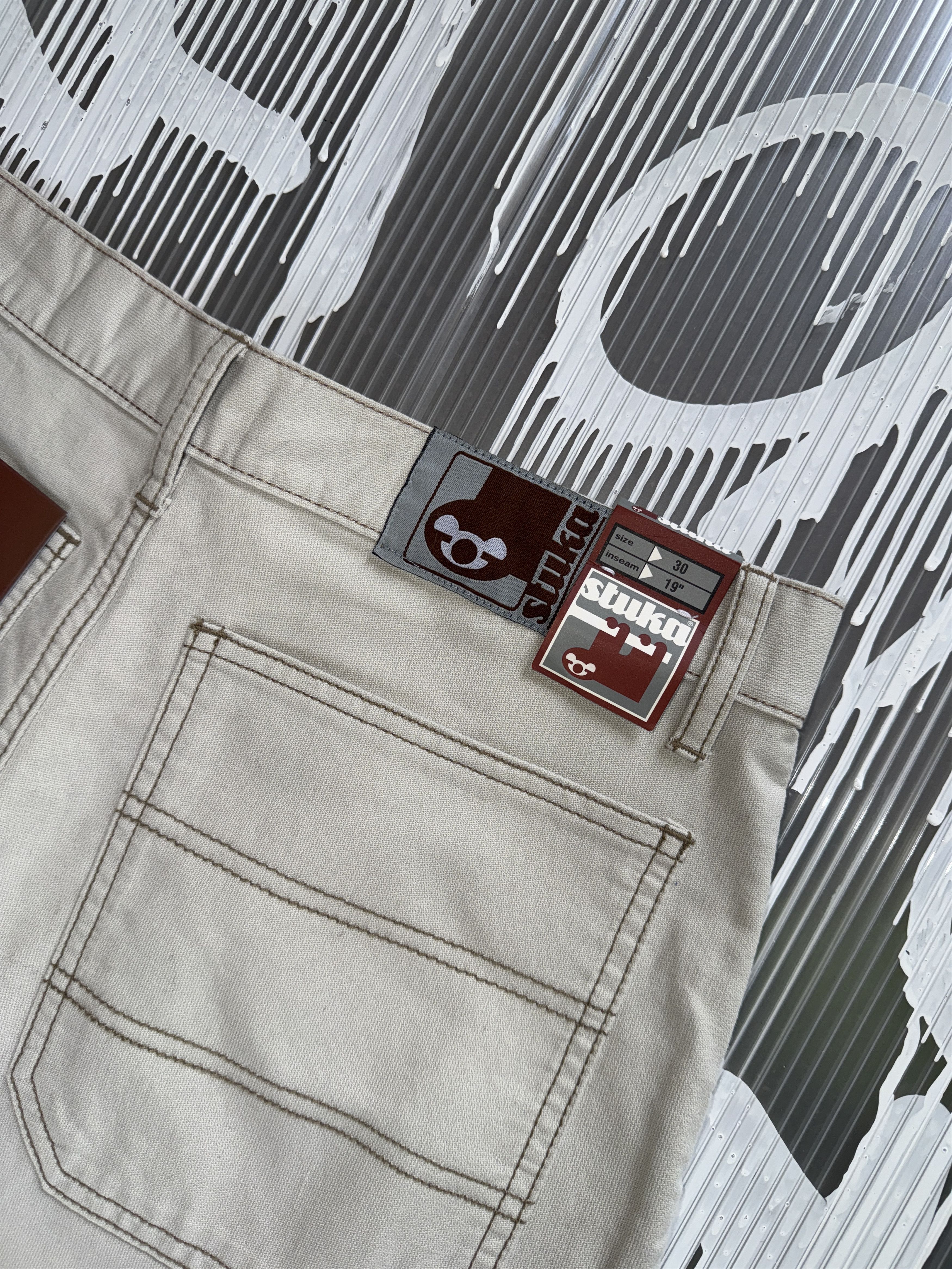 JNCO Stuka cream jorts - W30 Size US 30 / EU 46 - 3 Thumbnail
