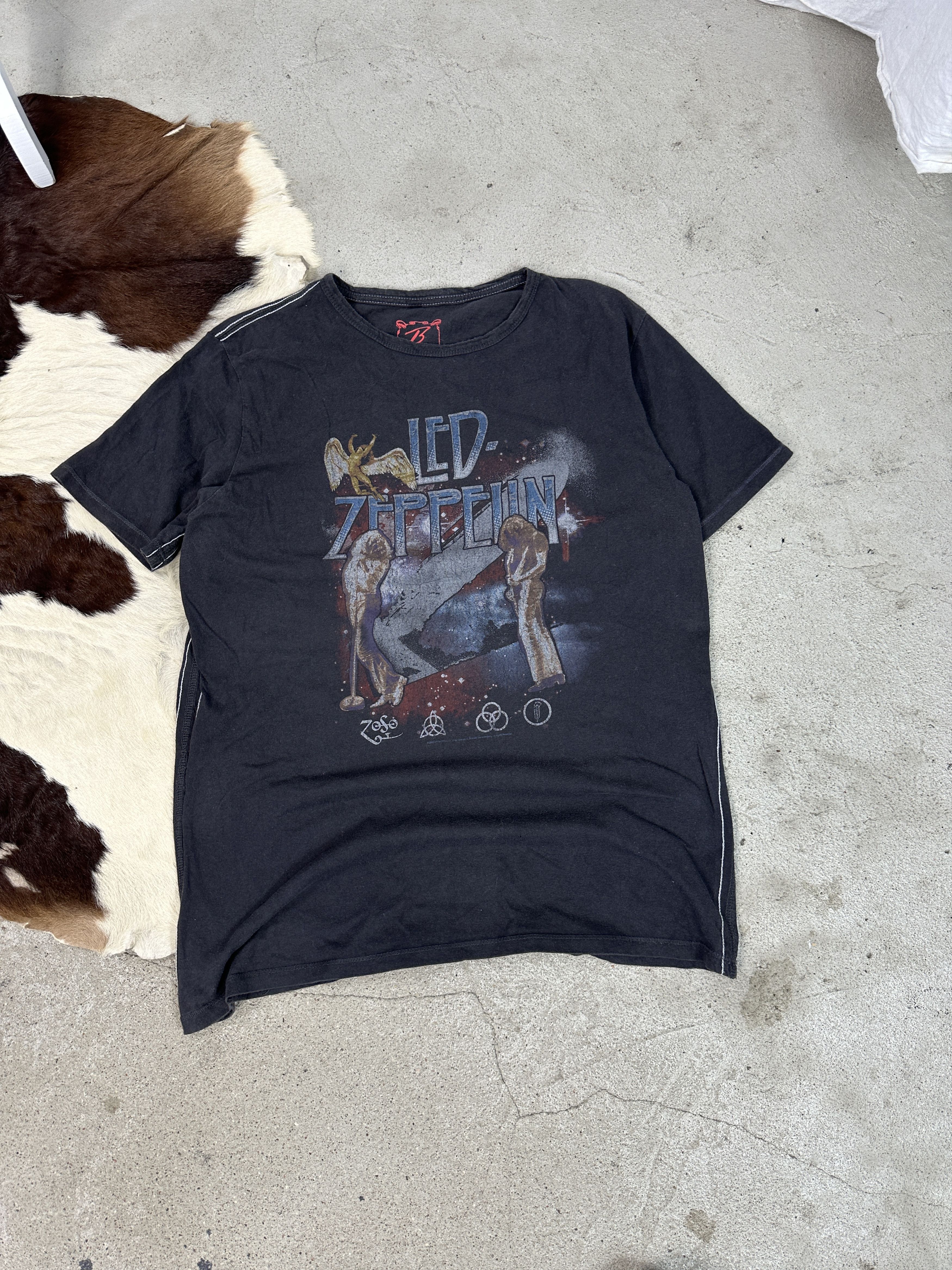 Led Zeppelin × Vintage Vintage Y2K Streetwear Oversize Led Zeppelin T-shirt Size US L / EU 52-54 / 3 - 1 Thumbnail