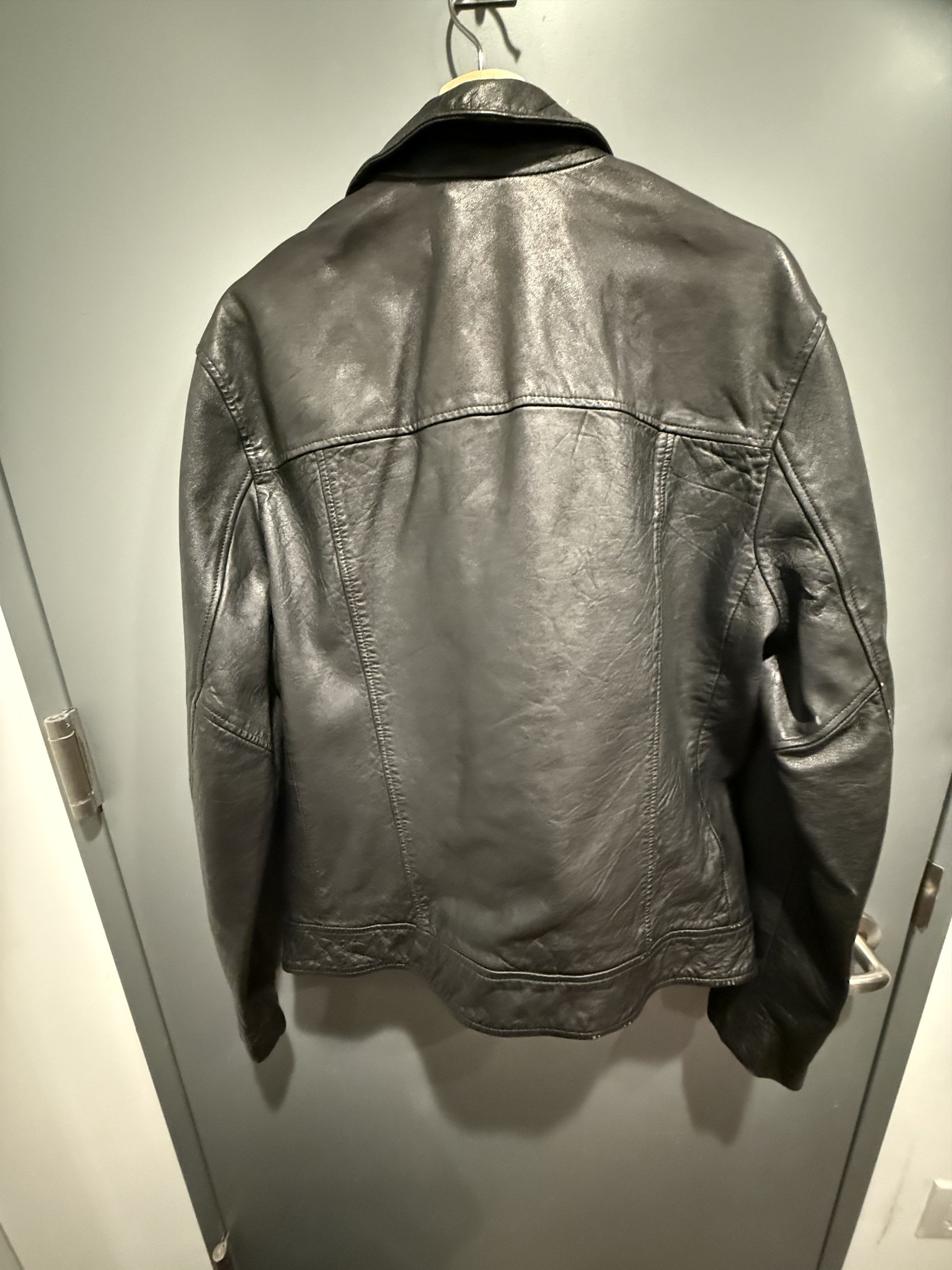 Allsaints All Saints Leather Jacket Size US XL / EU 56 / 4 - 2 Thumbnail