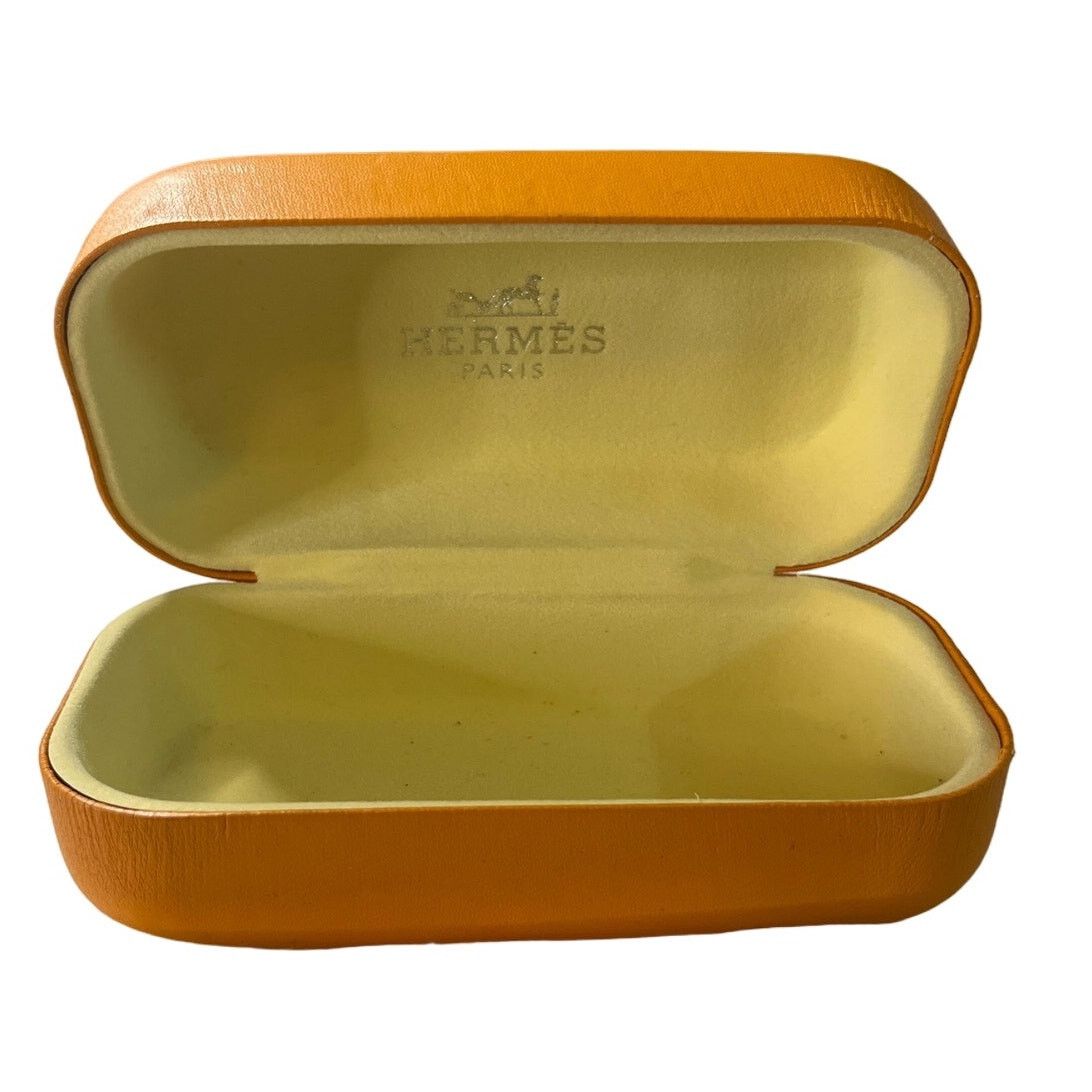 Hermes Hermes Paris Hard Eyeglass Case Light Orange | Grailed display picture 2