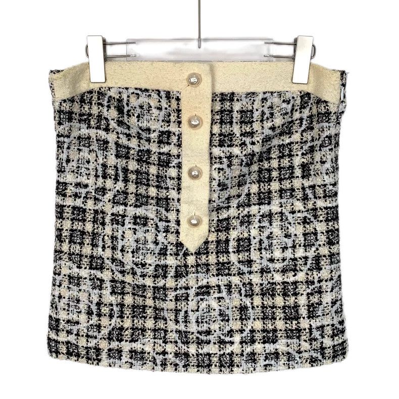 Chanel ChanelColor-blocking camellia jacquard full-print pearl but Size XXS / US 00 / IT 34 - 1 Thumbnail