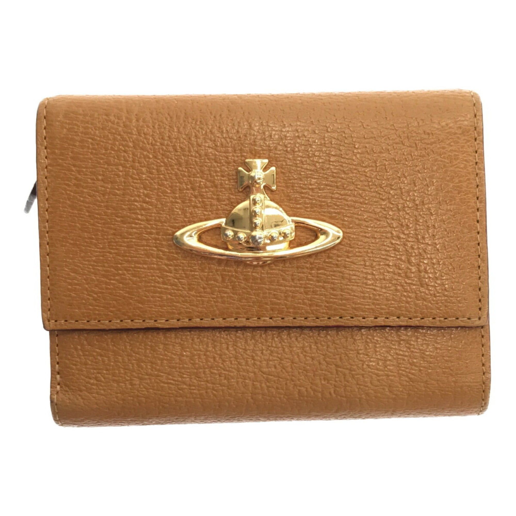 image of Vivienne Westwood Executive Executive Tri-Fold Wallet Women's Unisex Brand in Black