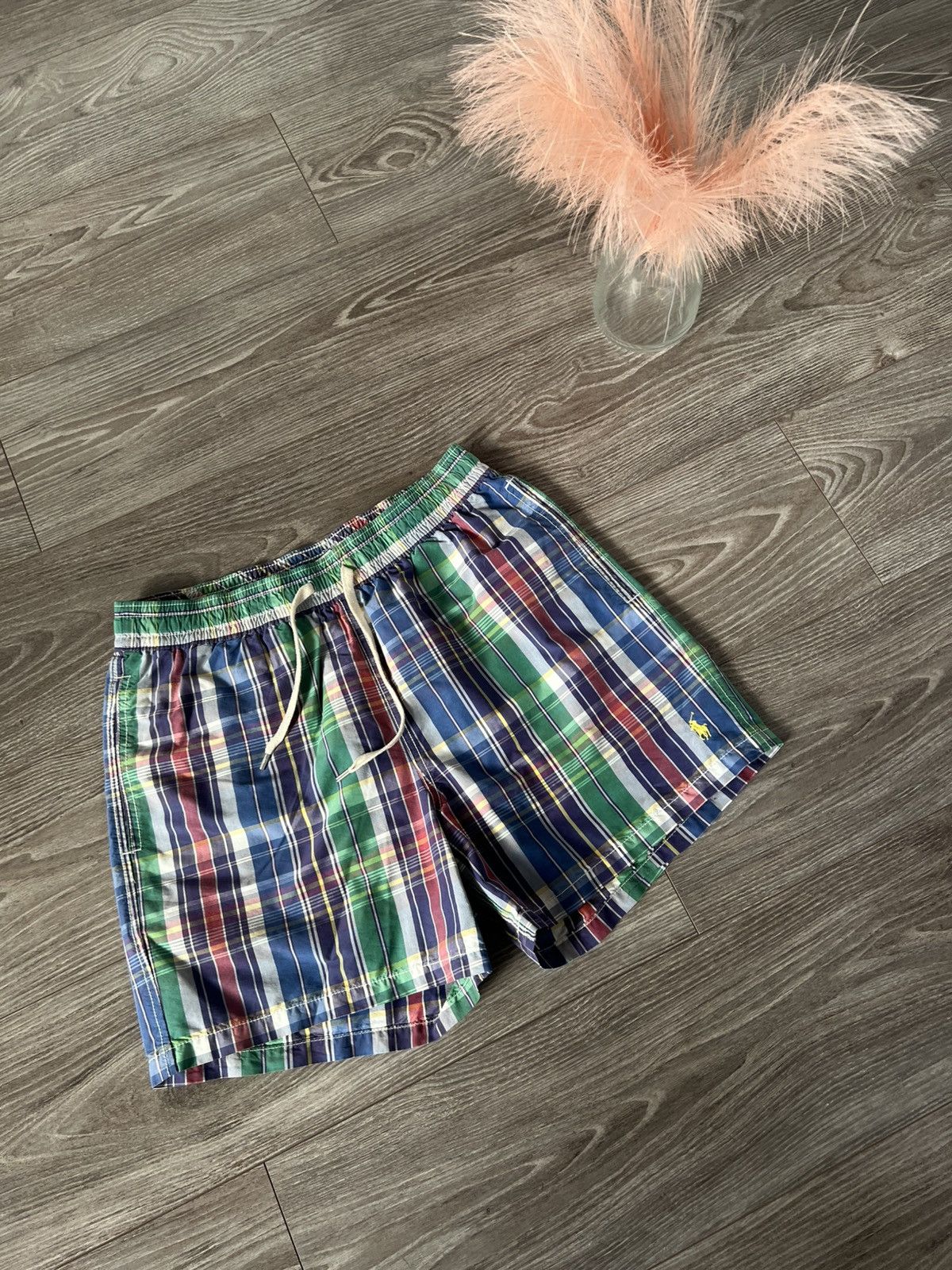 Polo Ralph Lauren × Ralph Lauren × Vintage ‼️Vintage Polo Ralph Lauren RRL Swim/Casual Shorts ‼️ Size US 34 / EU 50 - 2 Thumbnail