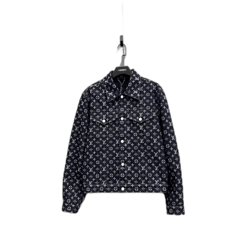 Louis Vuitton Louis Vuitton Logo Denim Jacket Size US L / EU 52-54 / 3 - 1 Thumbnail